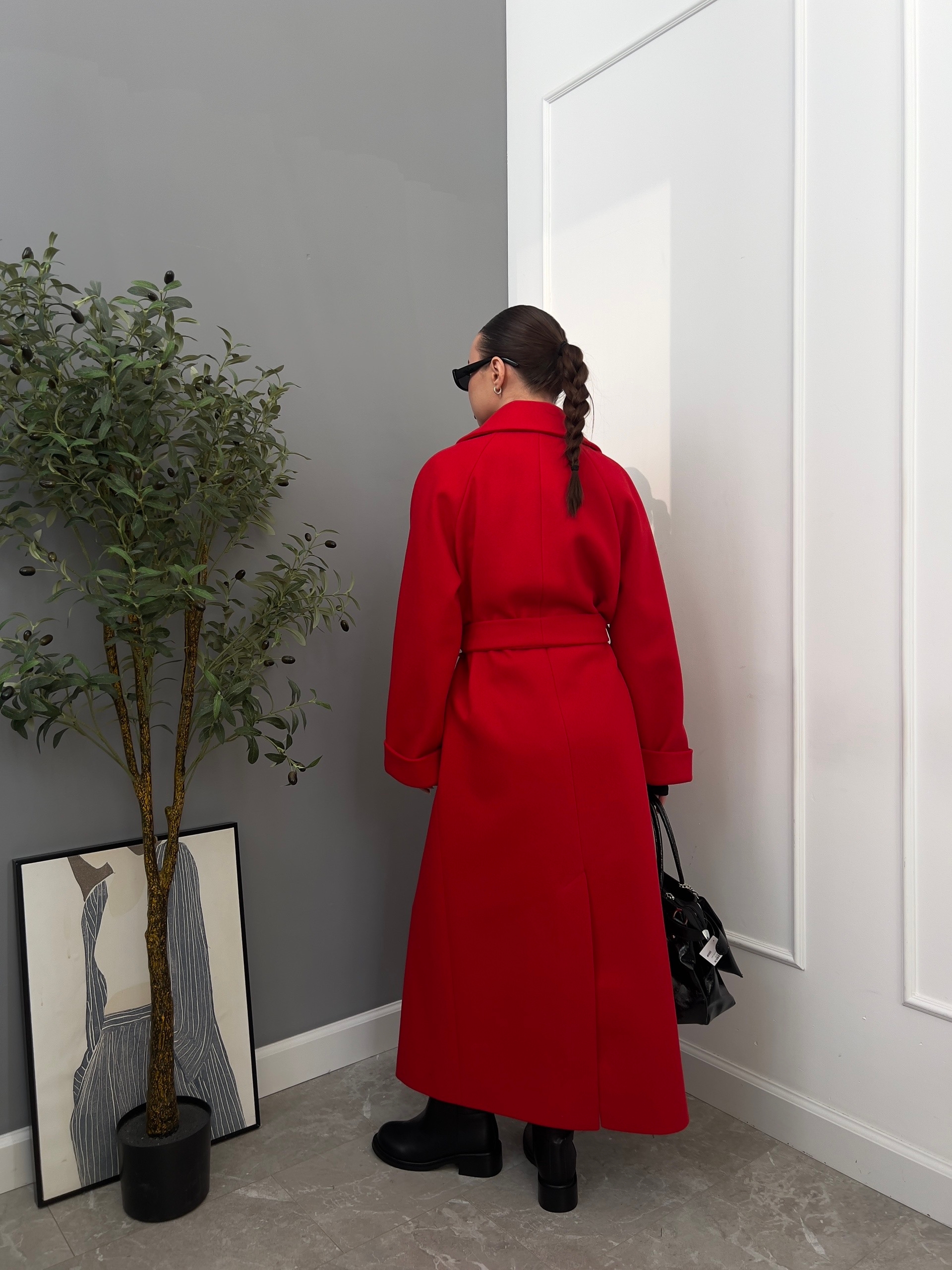 Пальто Mani Niri длинное