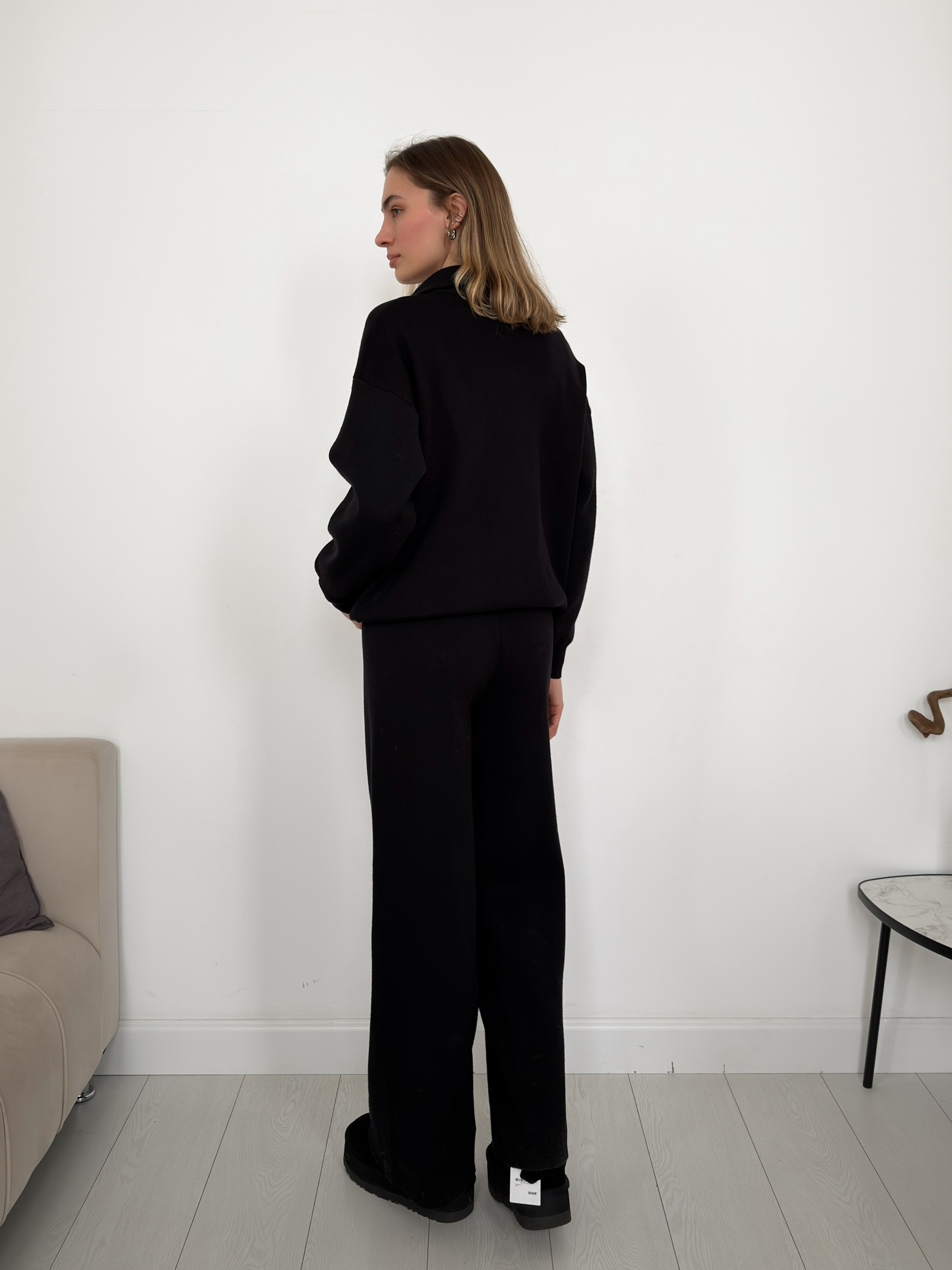 Костюм Korea 4970джемпер поло на молнии+брюки