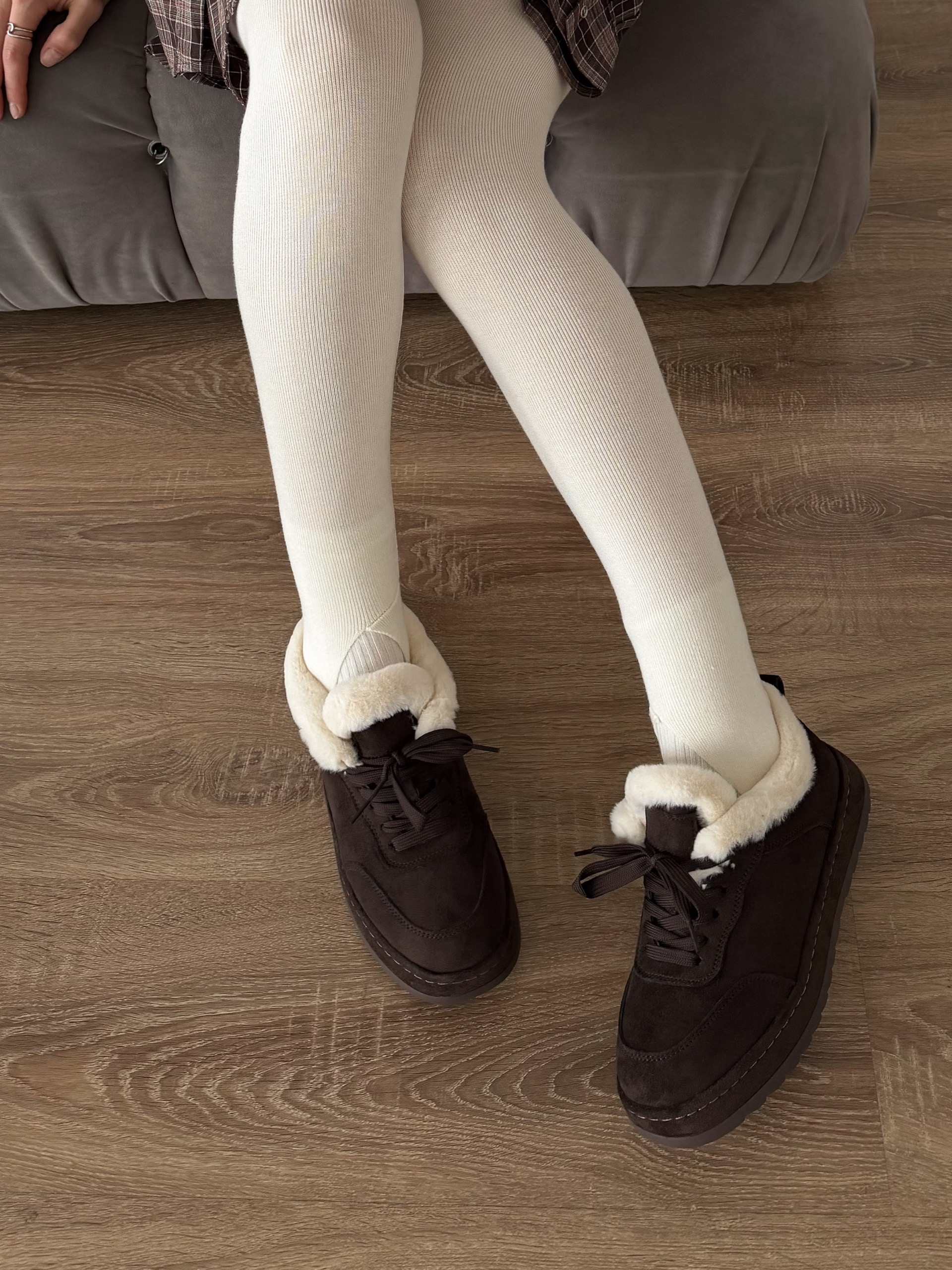 Ботинки Perfect B307 вставка меховая шнуровка