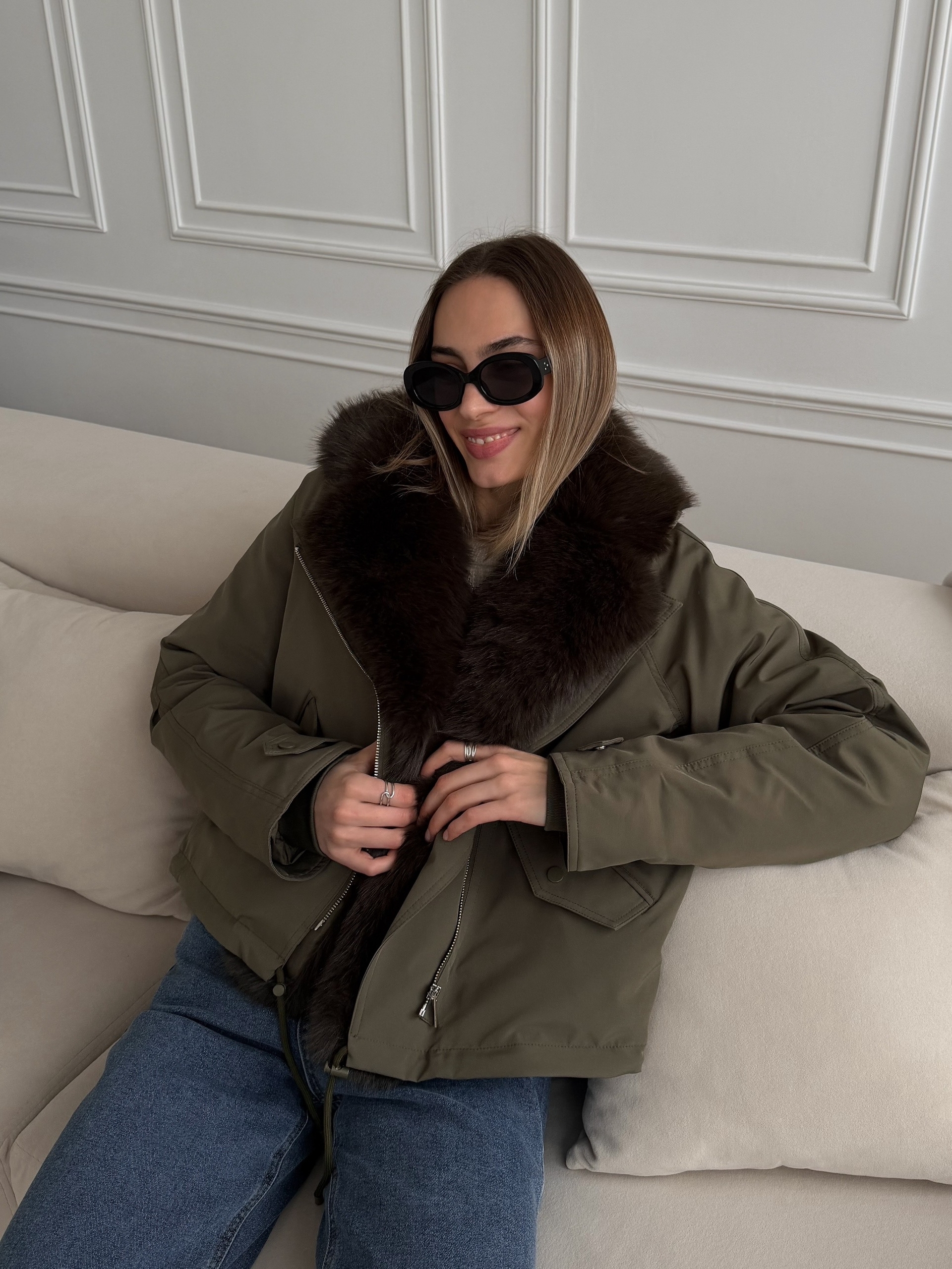 Куртка Cosmic 716 с мехом