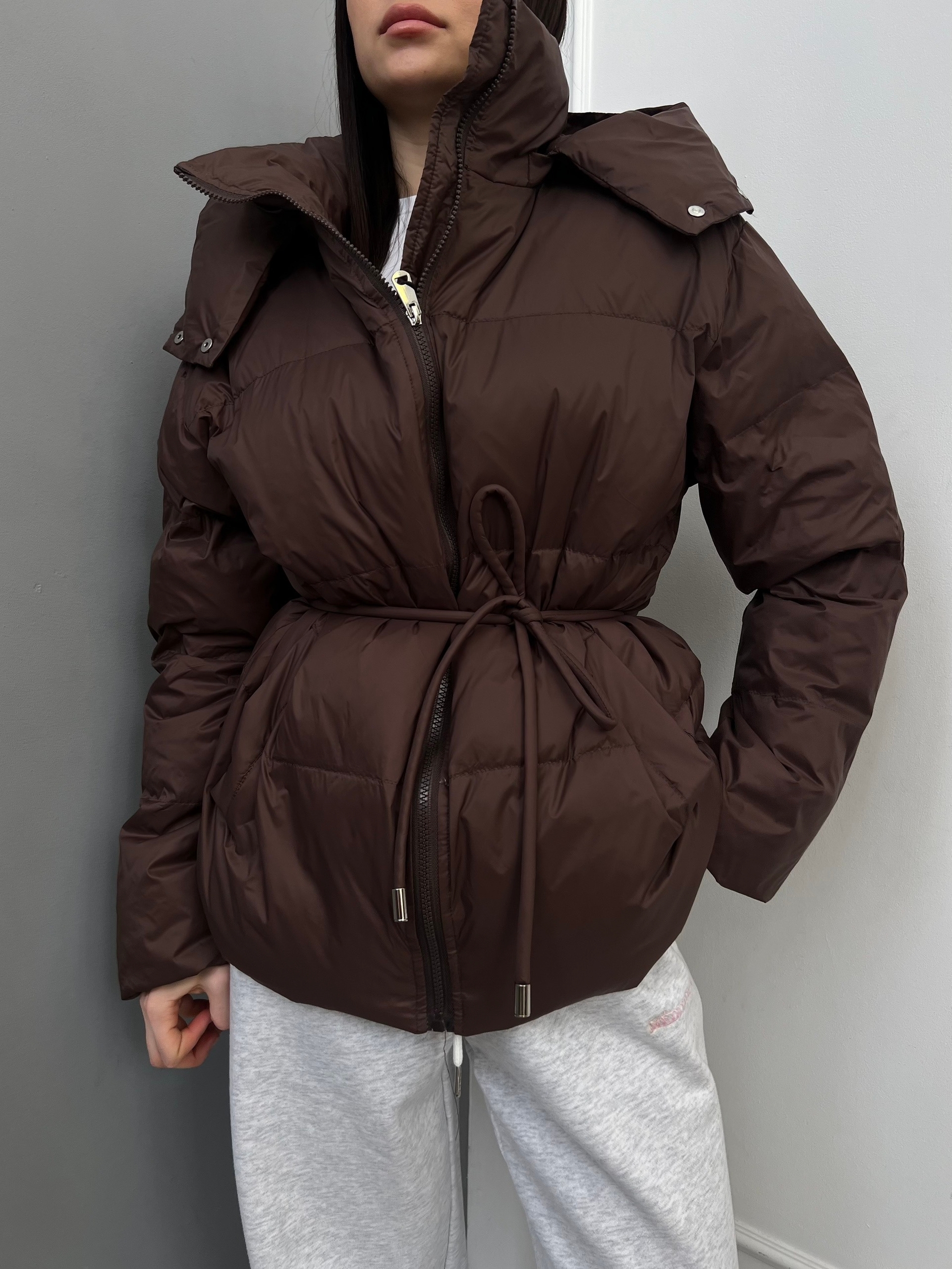 Куртка W 5983 с пояском