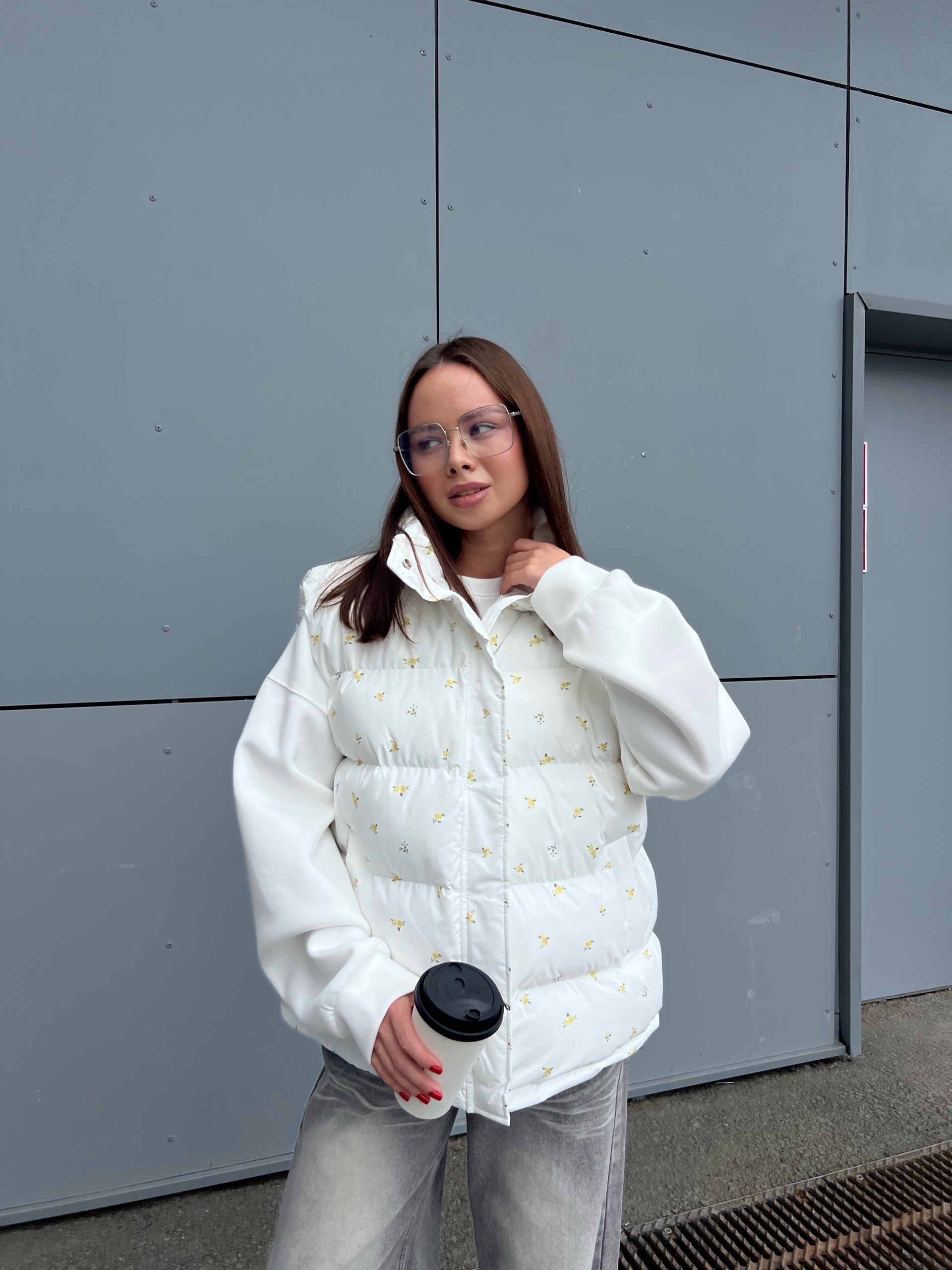 Жилет NJ brand 6088 крупный цветочек