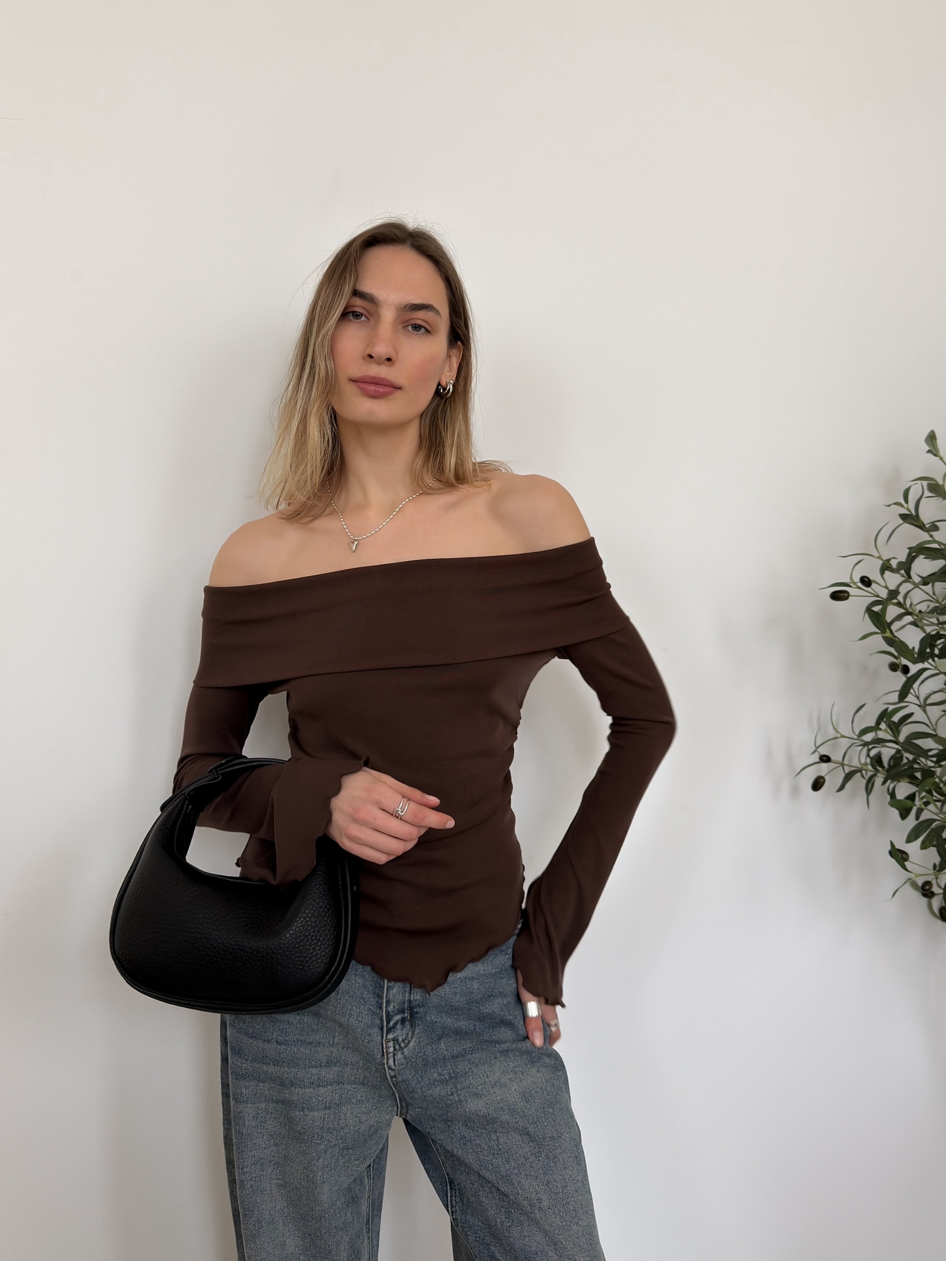 Кофточка Nama 604 подворот на плечах