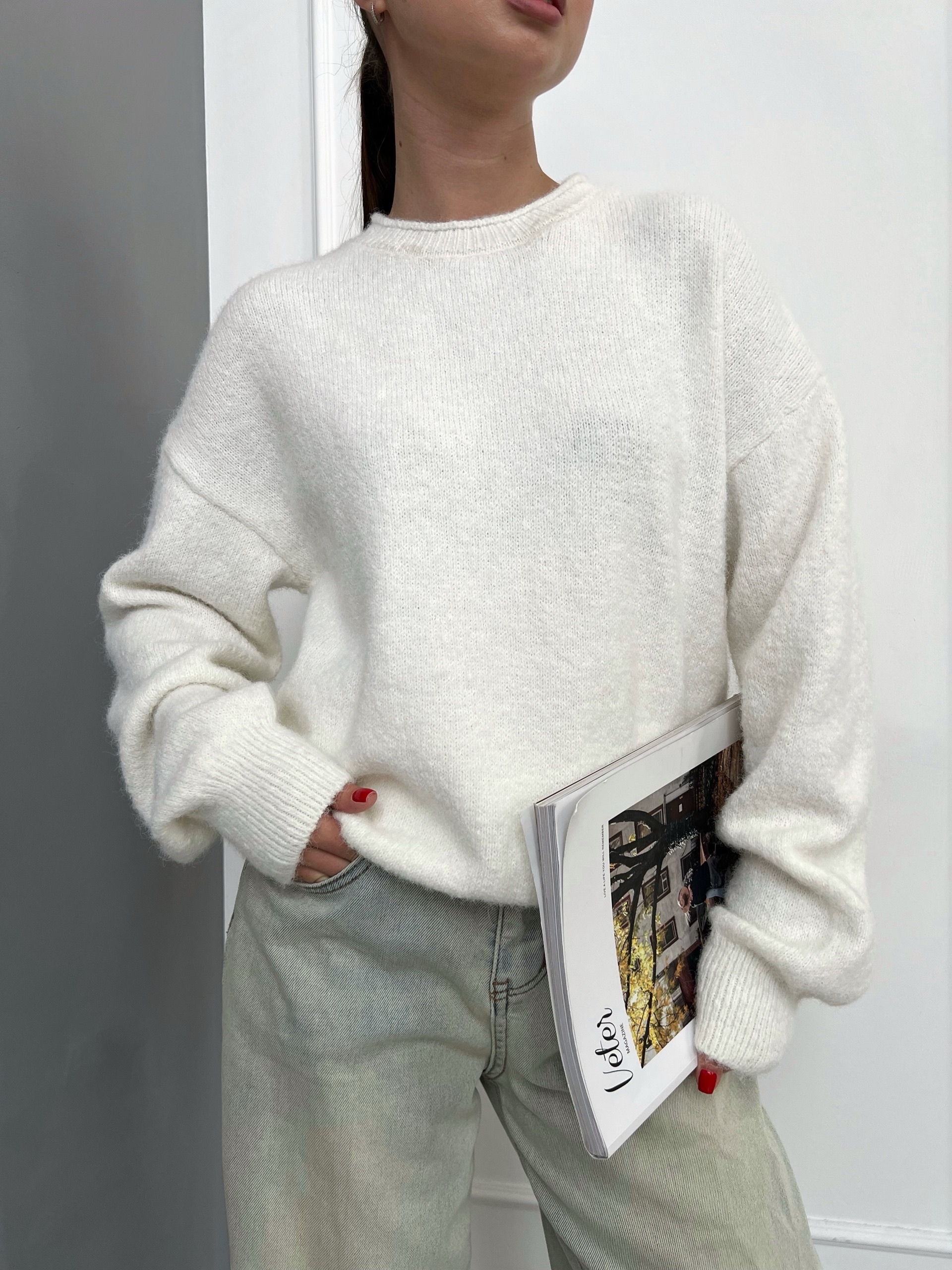 Джемпер F1002 резинка ворот необработ край