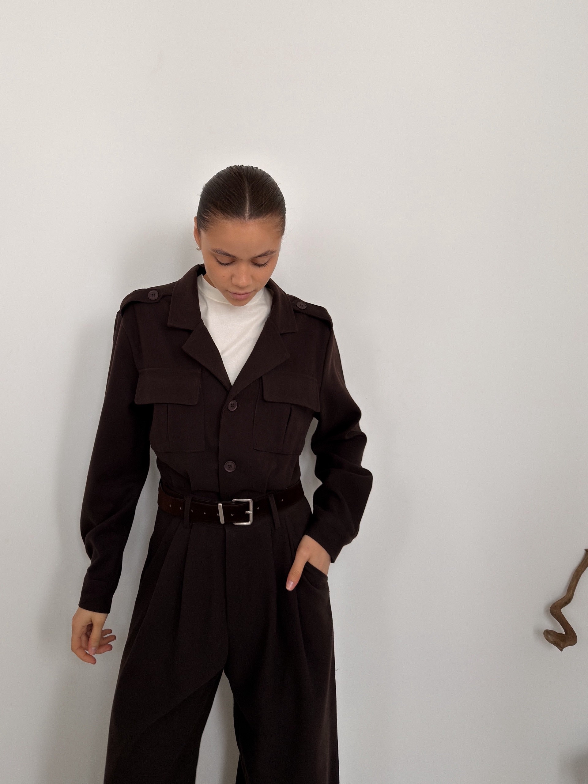 Комбинезон Jiao Shi  7089 с ремнем