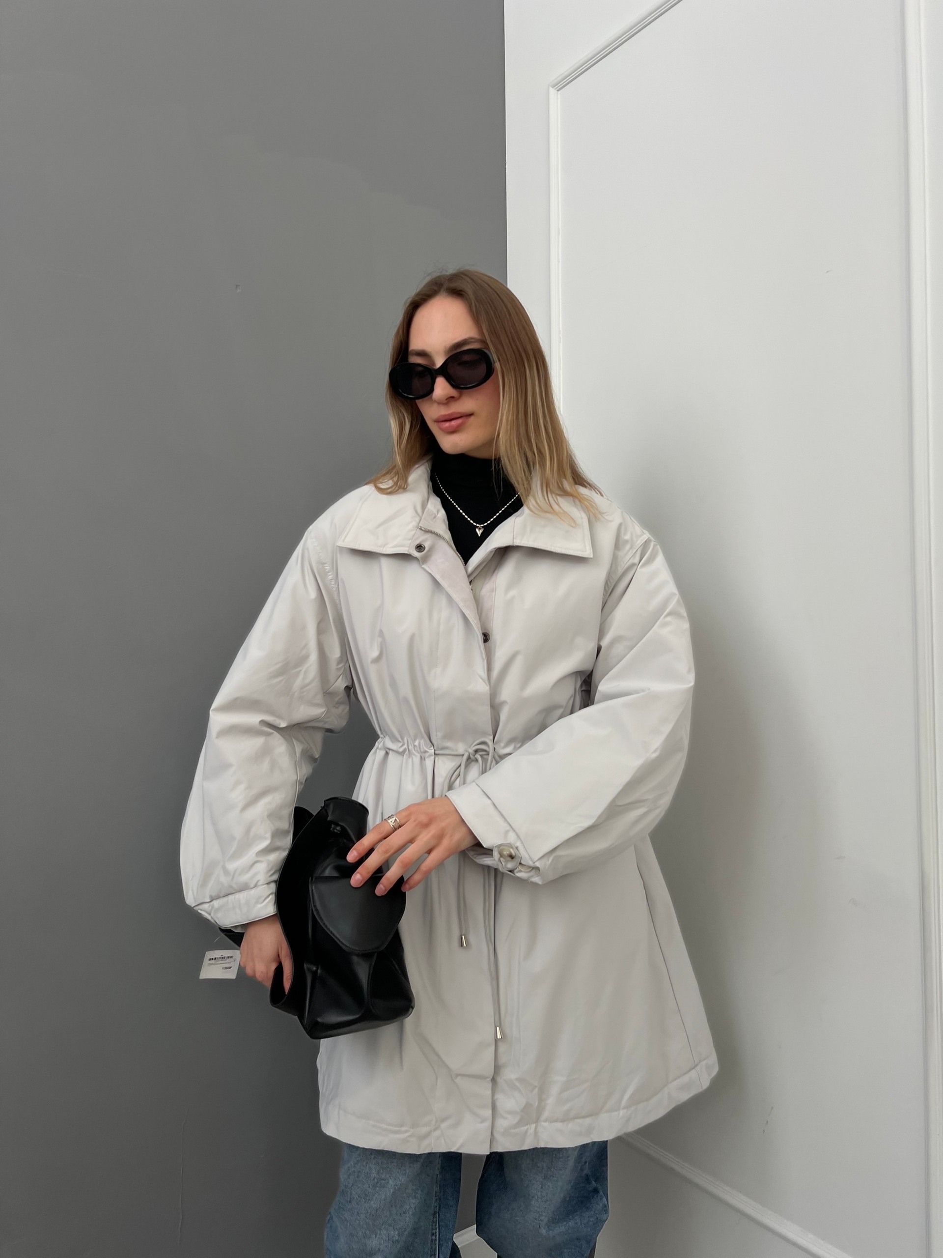 Куртка 33 Code 9120 средняя длина затяжка на талии