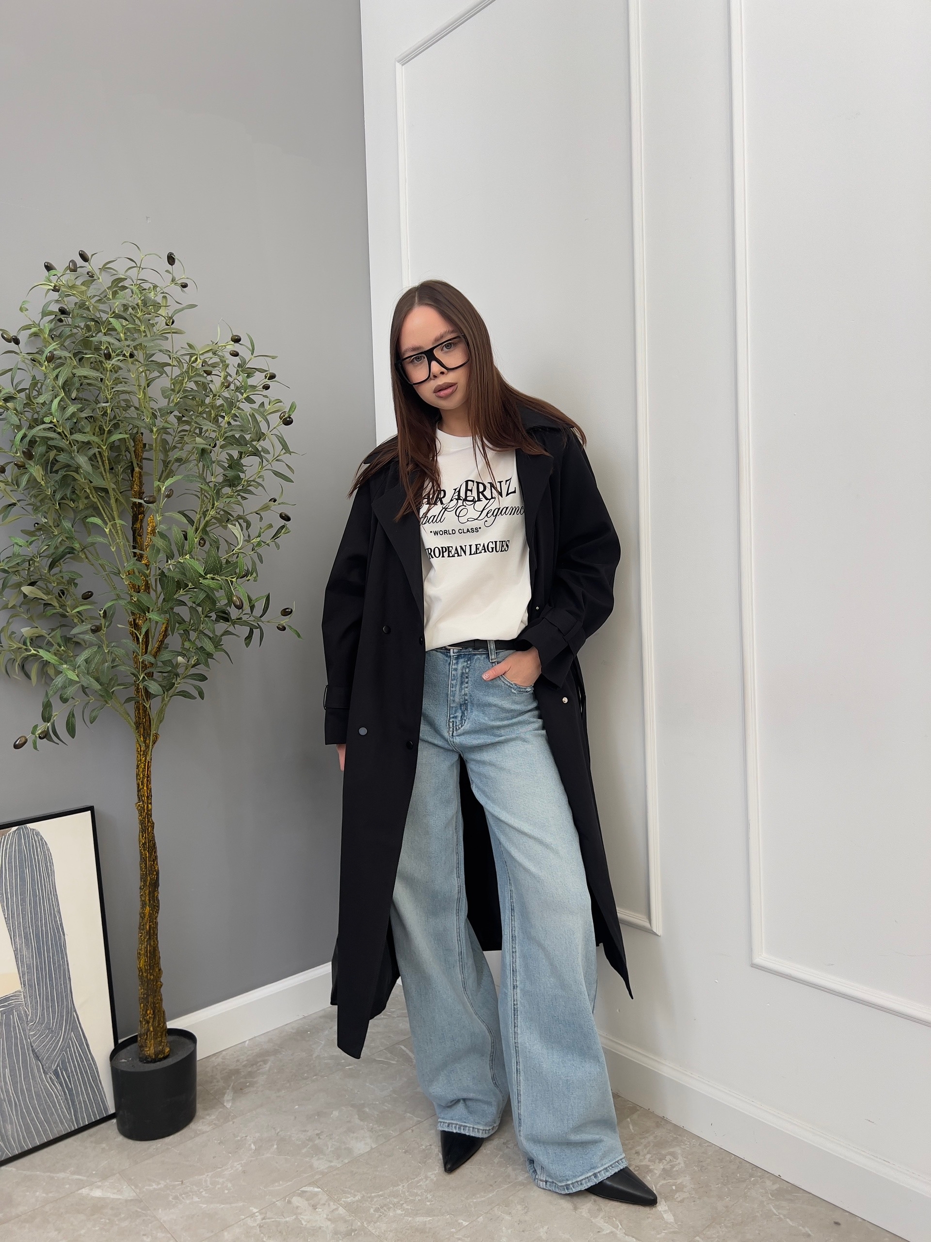 Тренч KXJ 5539 на заклепках