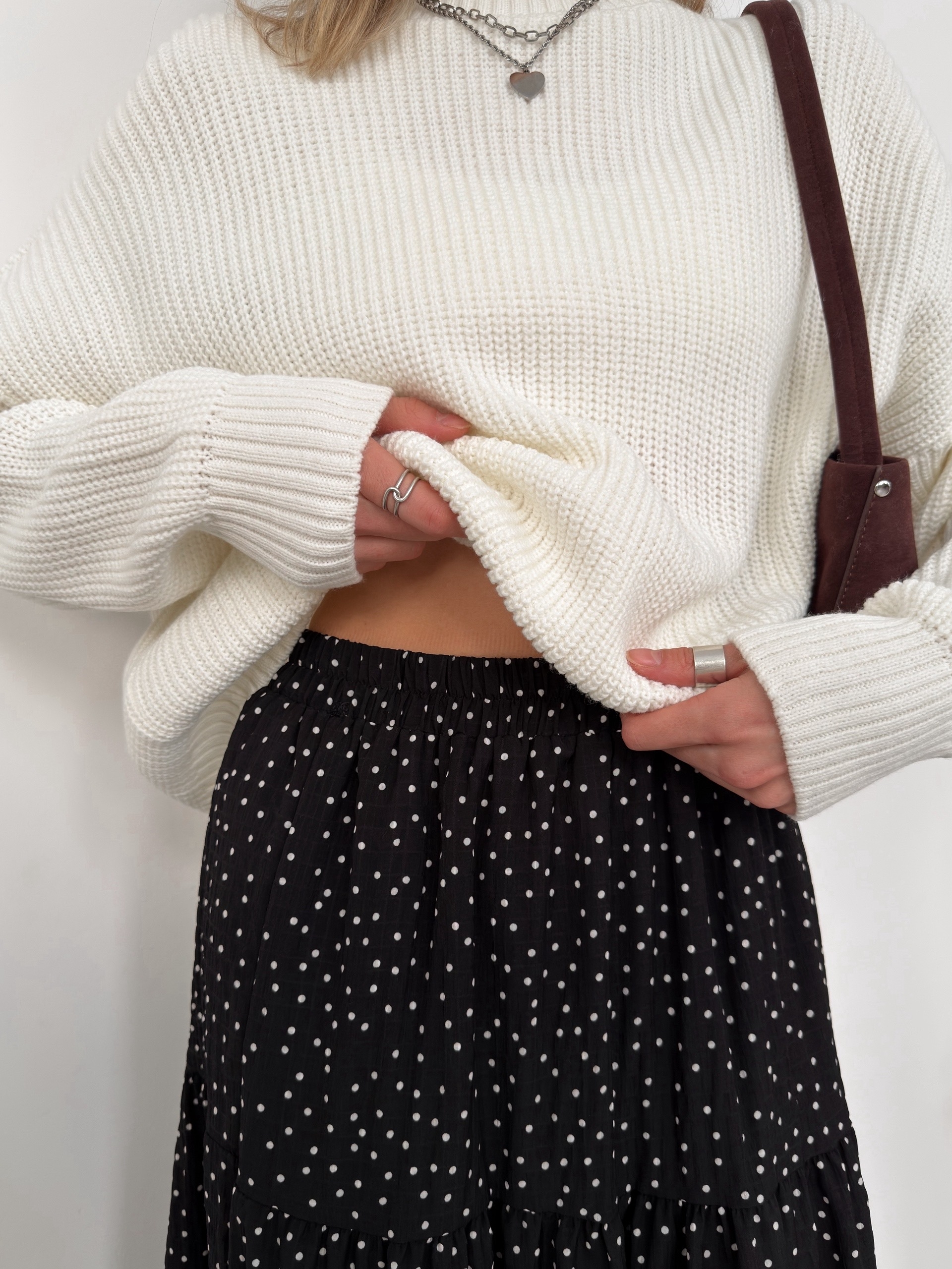 Юбка А42-1 в горошек