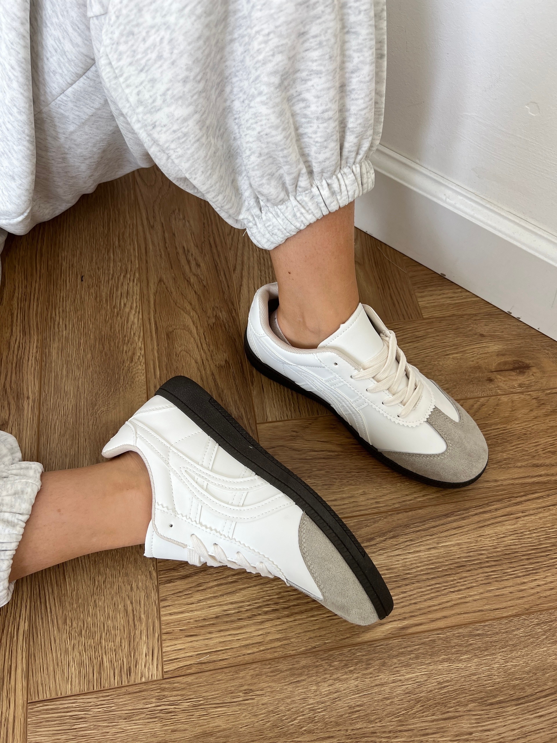 Кеды NM LZC7-3вставки замша+полосы