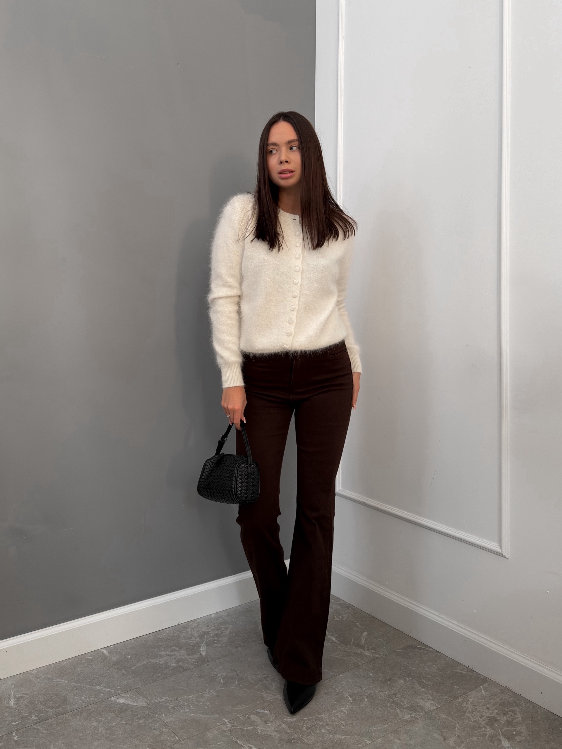 Джинсы J9156 клеш