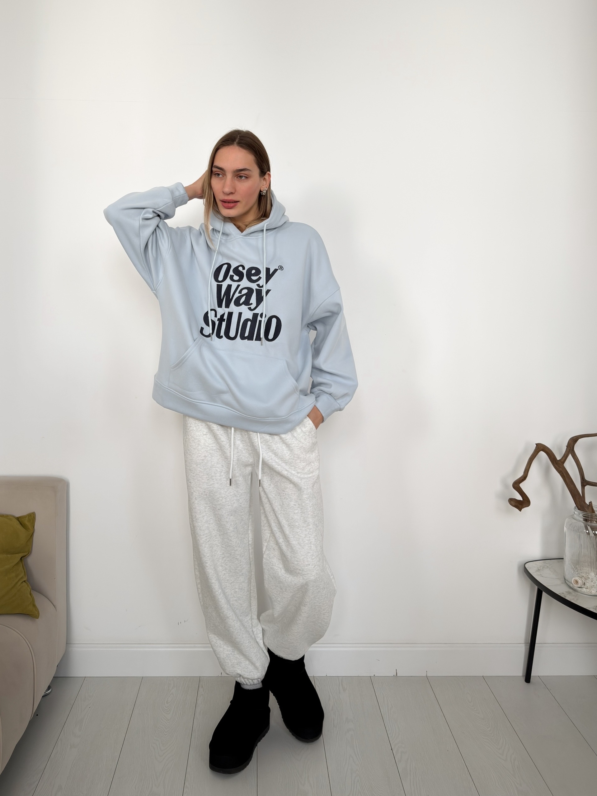 Худи W9507 osey way studio флис