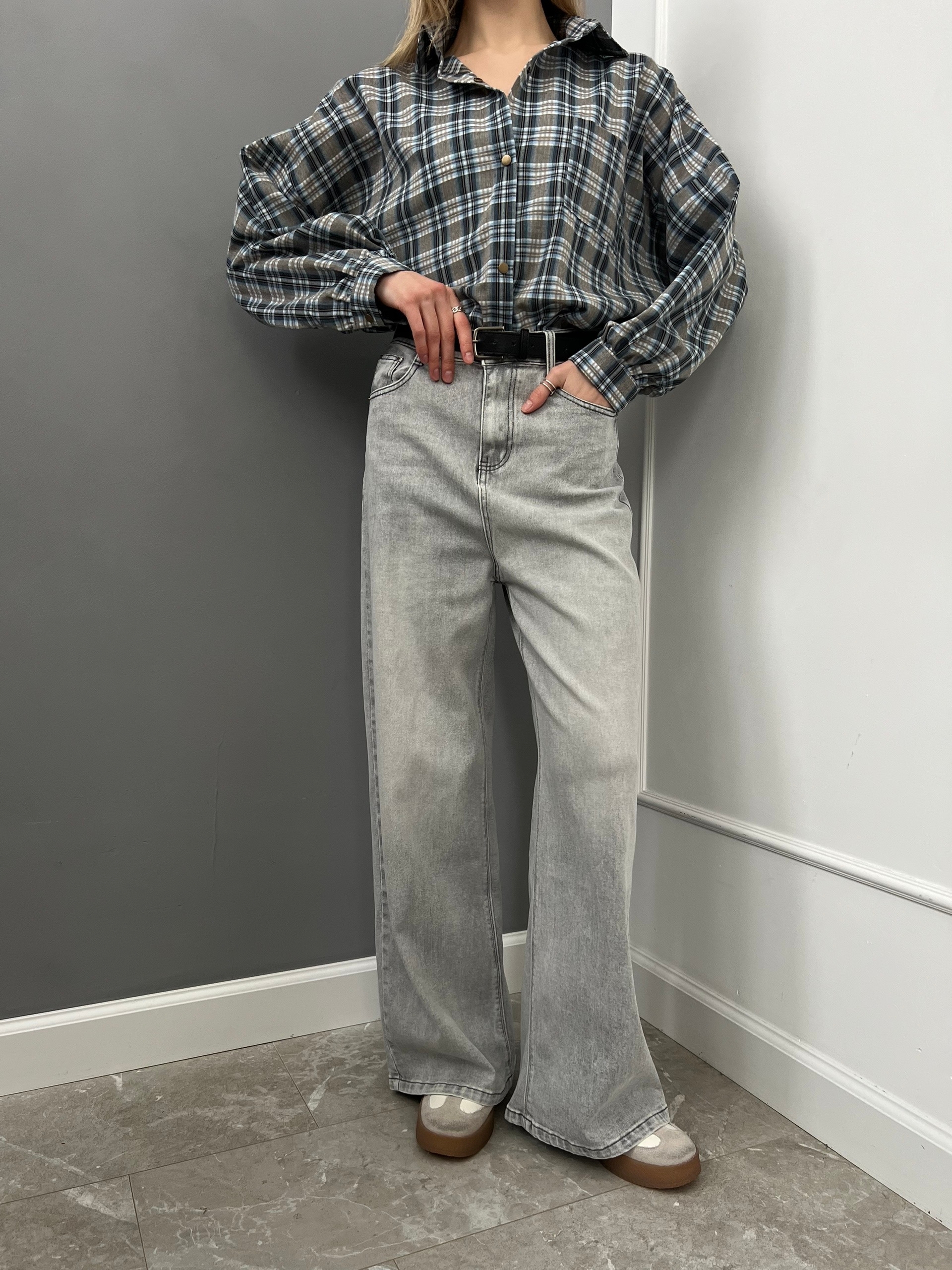 Джинсы LTBI 1221 прямые широкие