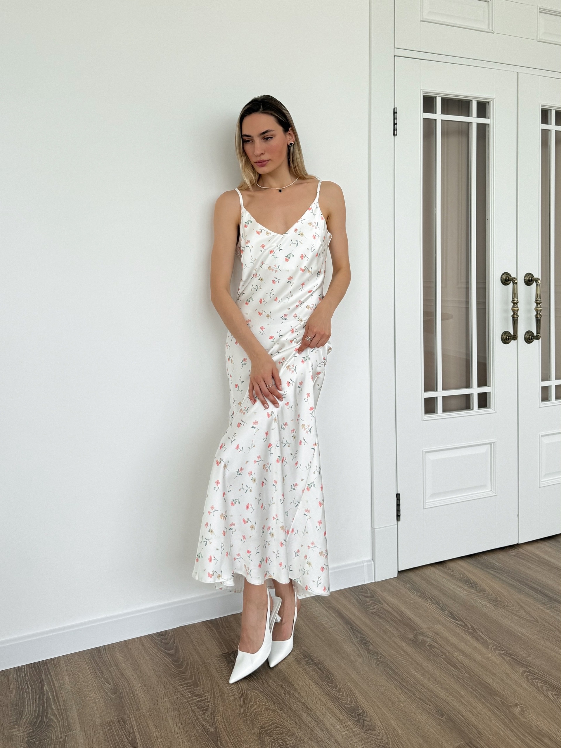 Платье Ailuna collection 777 комбинация атлас макси