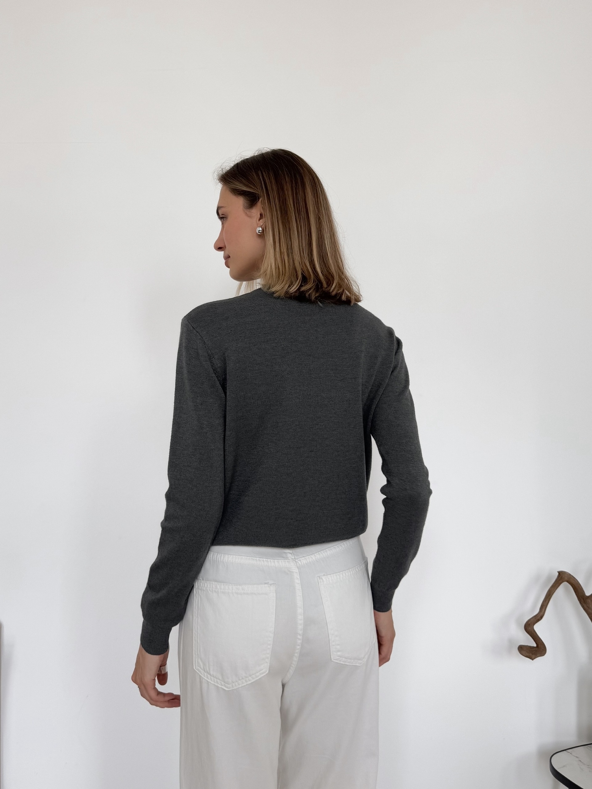 Кардиган T&T Fashion Z25 круглый ворот