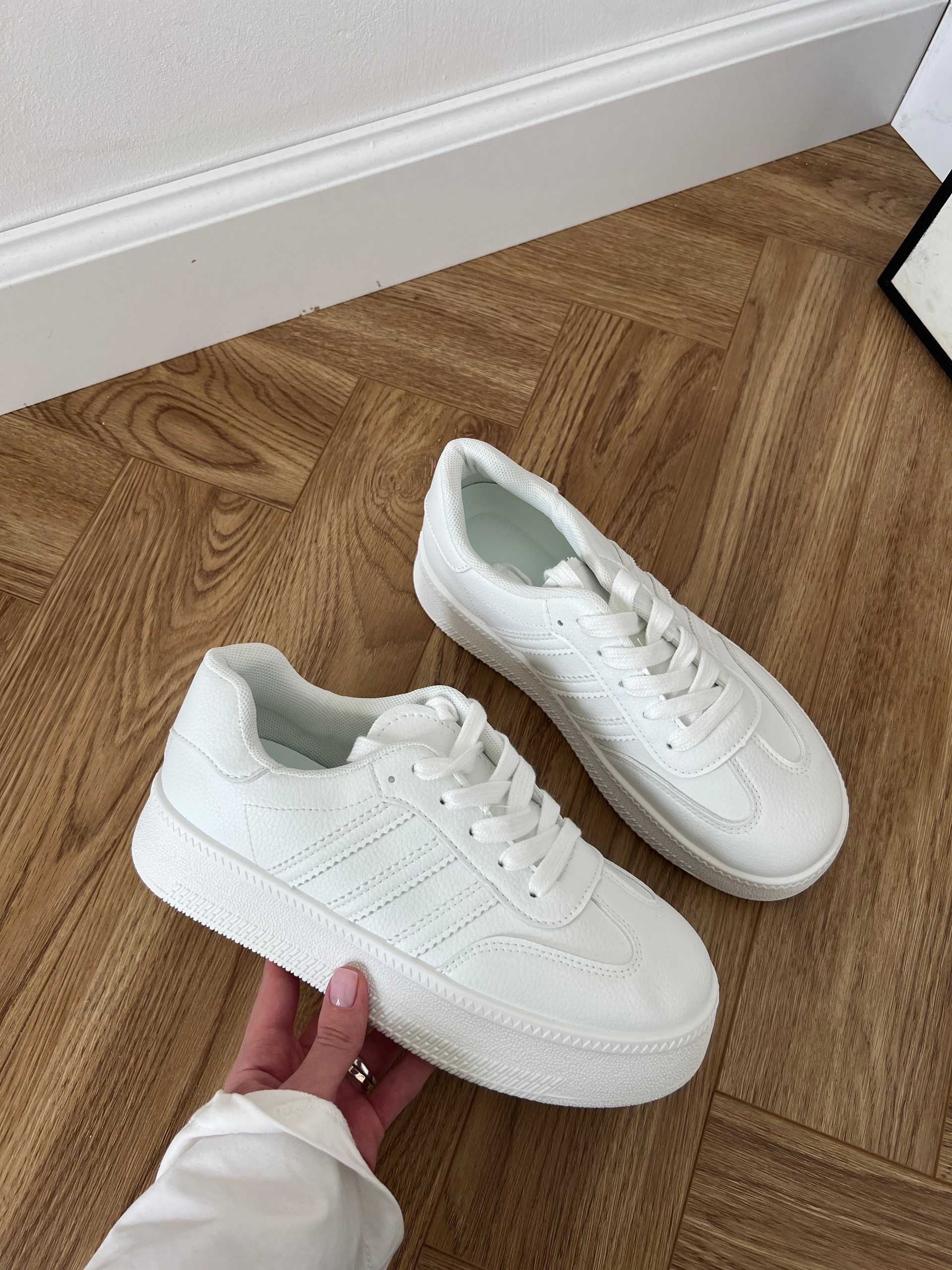 Кроссовки F171 3 полоски кожа