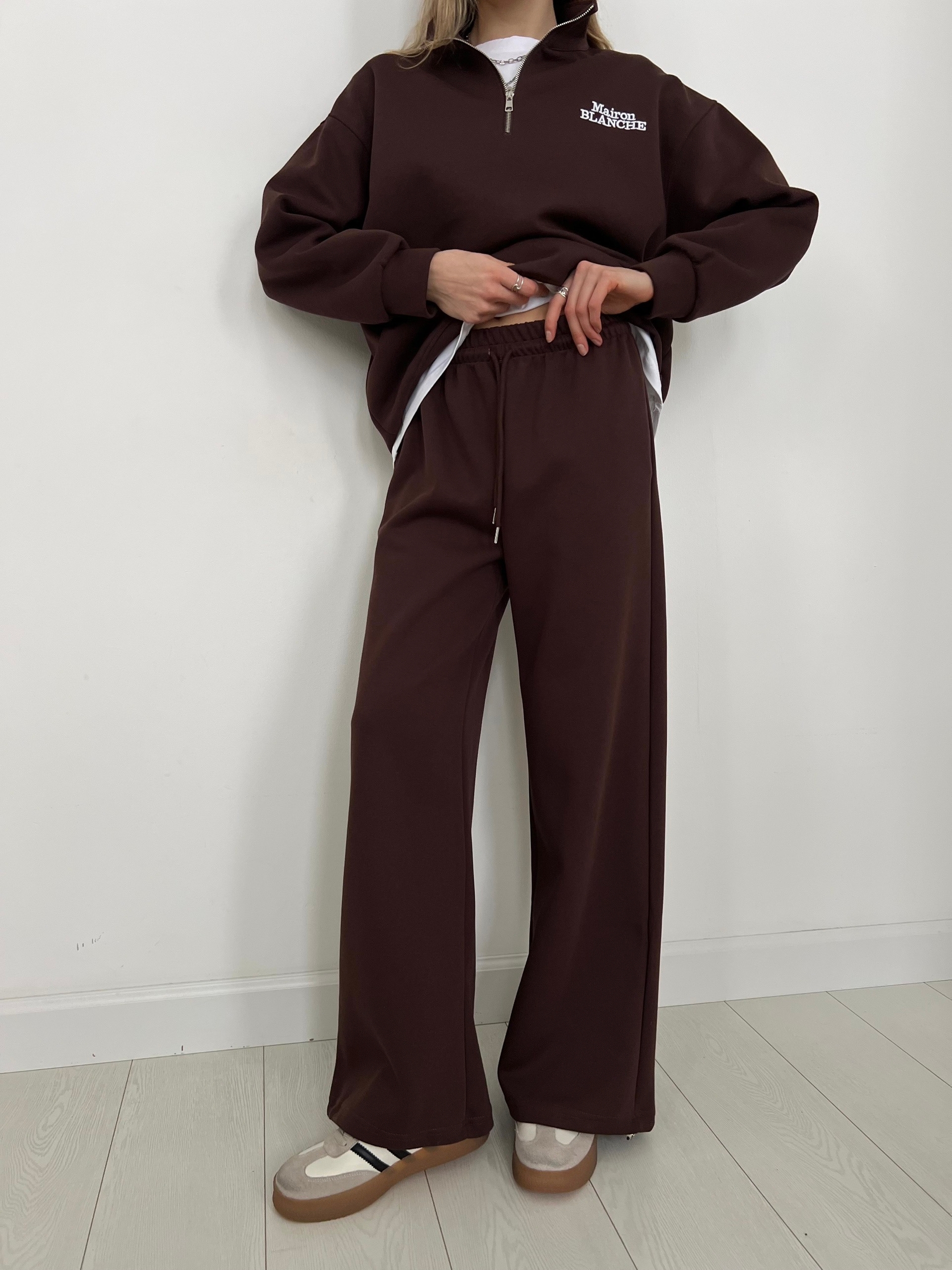 Костюм Korea 1777 Mairon Blanche свитшот+джогеры