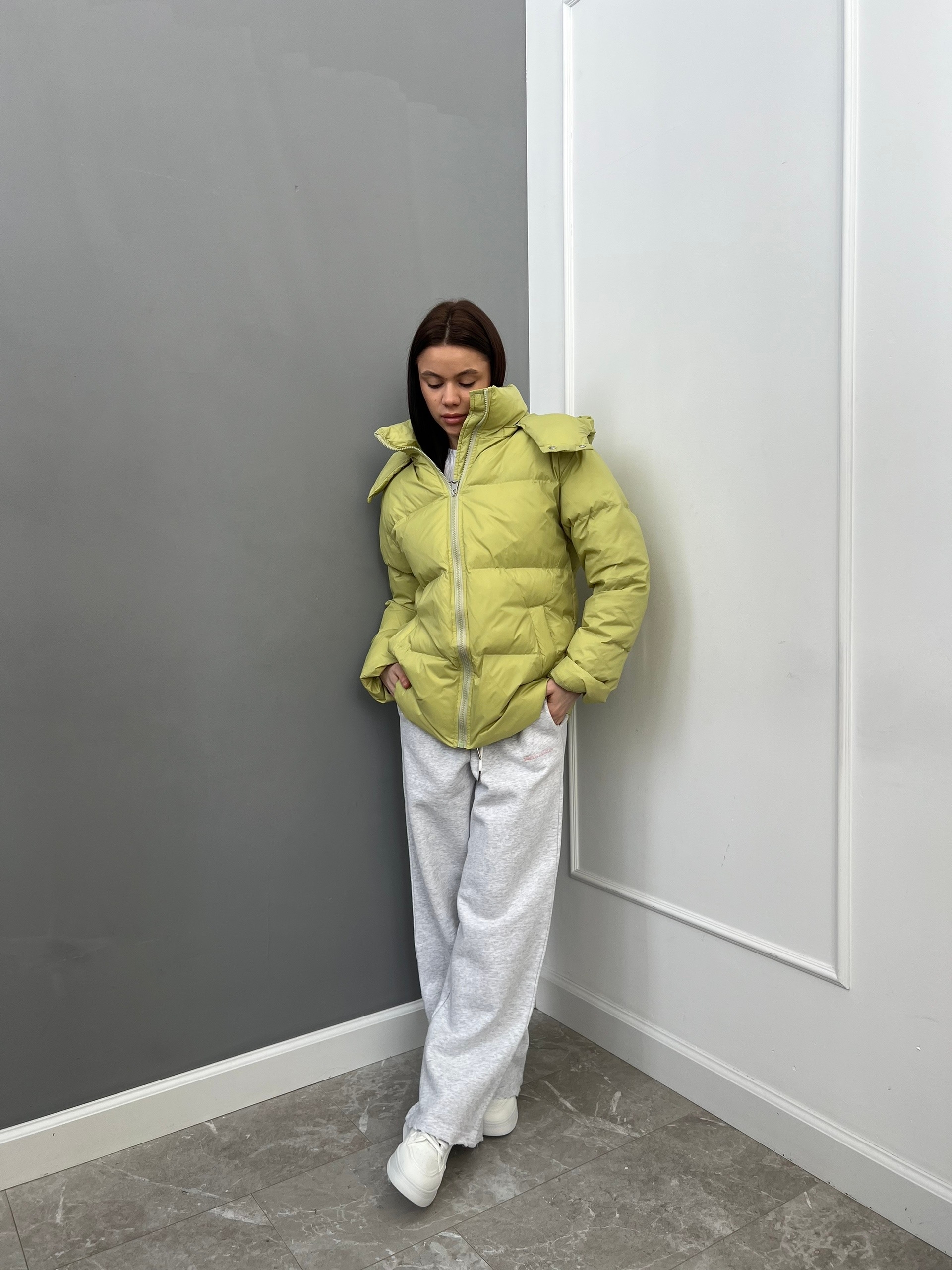 Куртка W 5983 с пояском