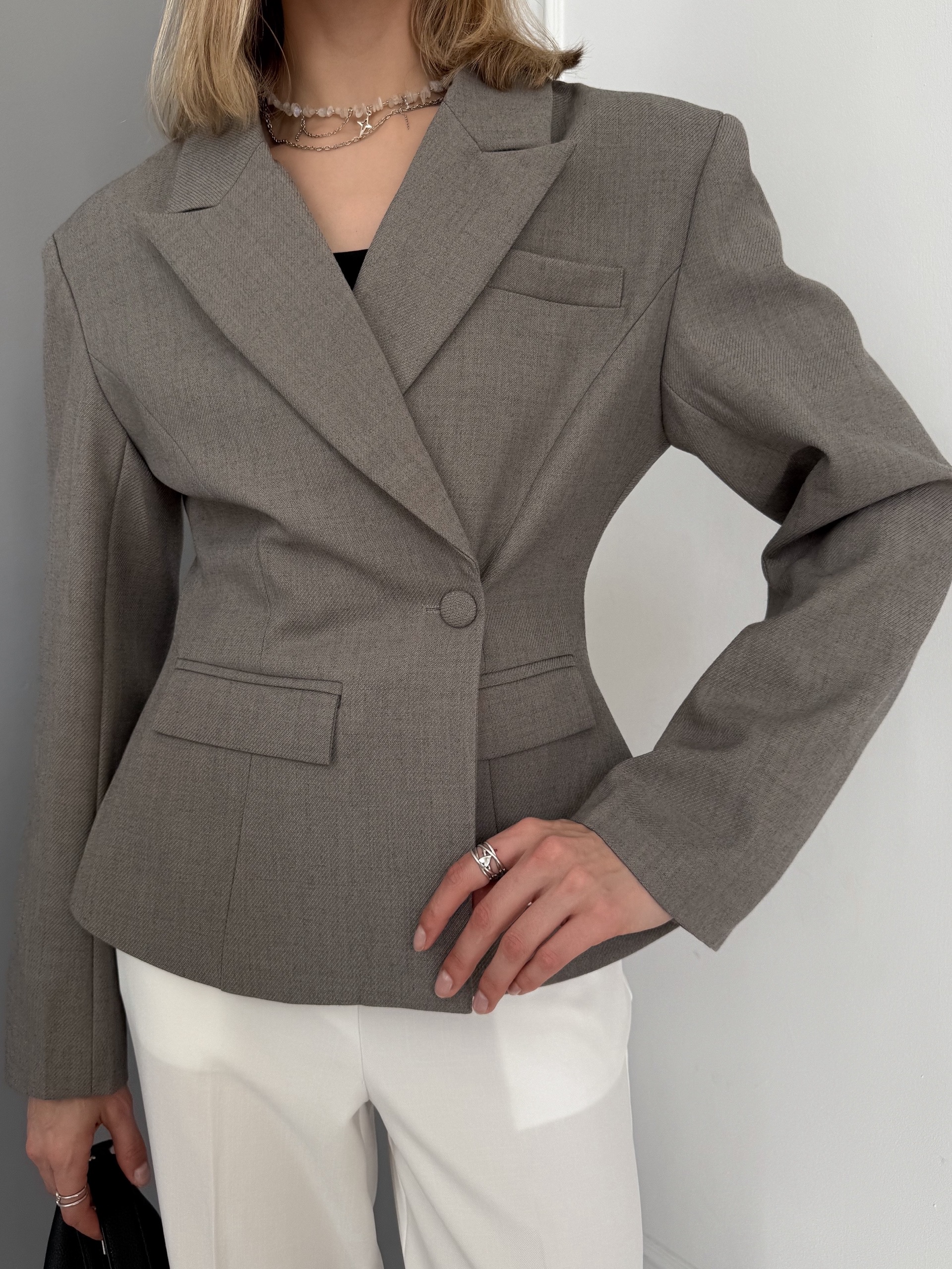 Жакет Blanca 20038 приталенный