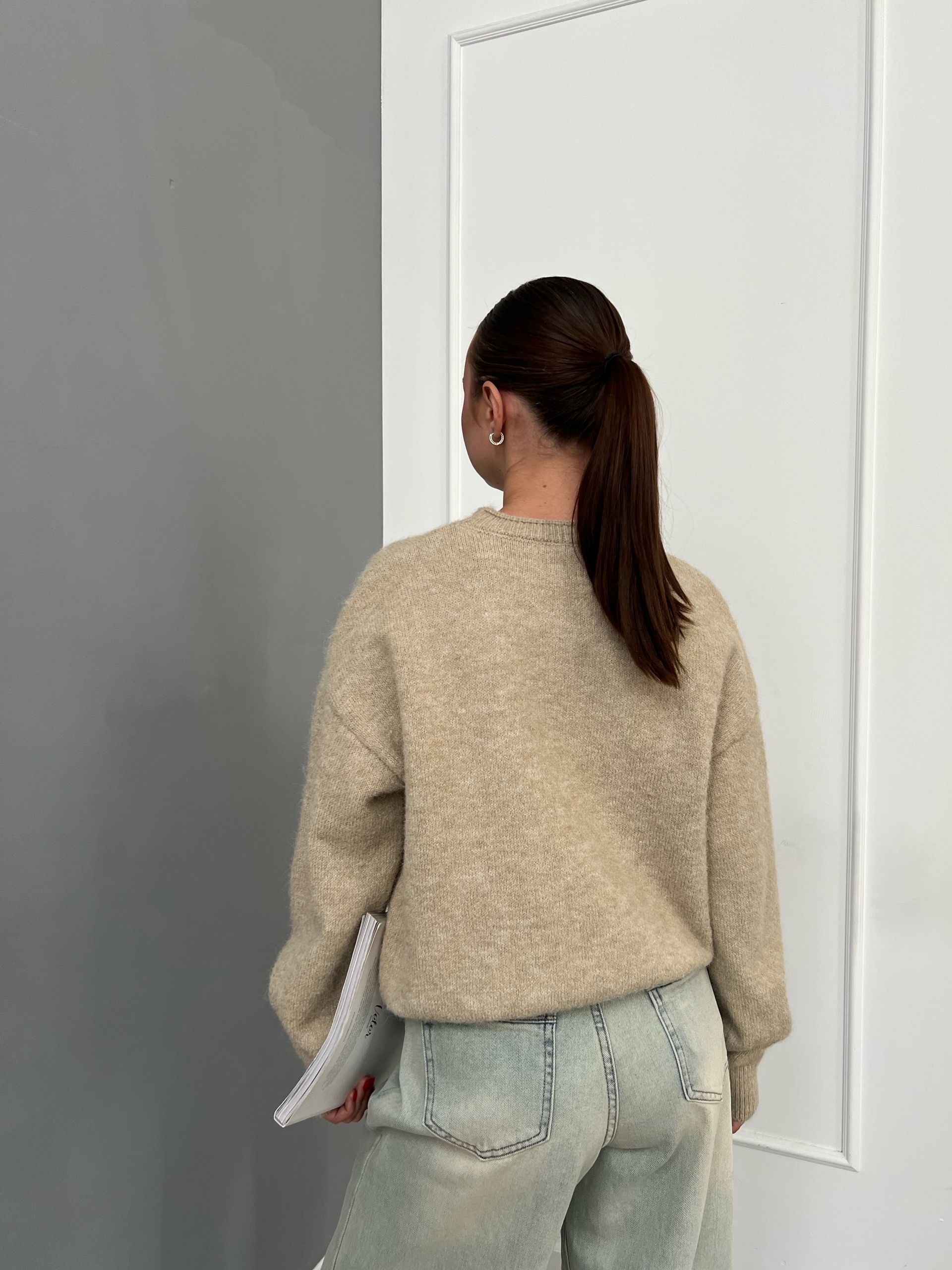 Джемпер F1002 резинка ворот необработ край