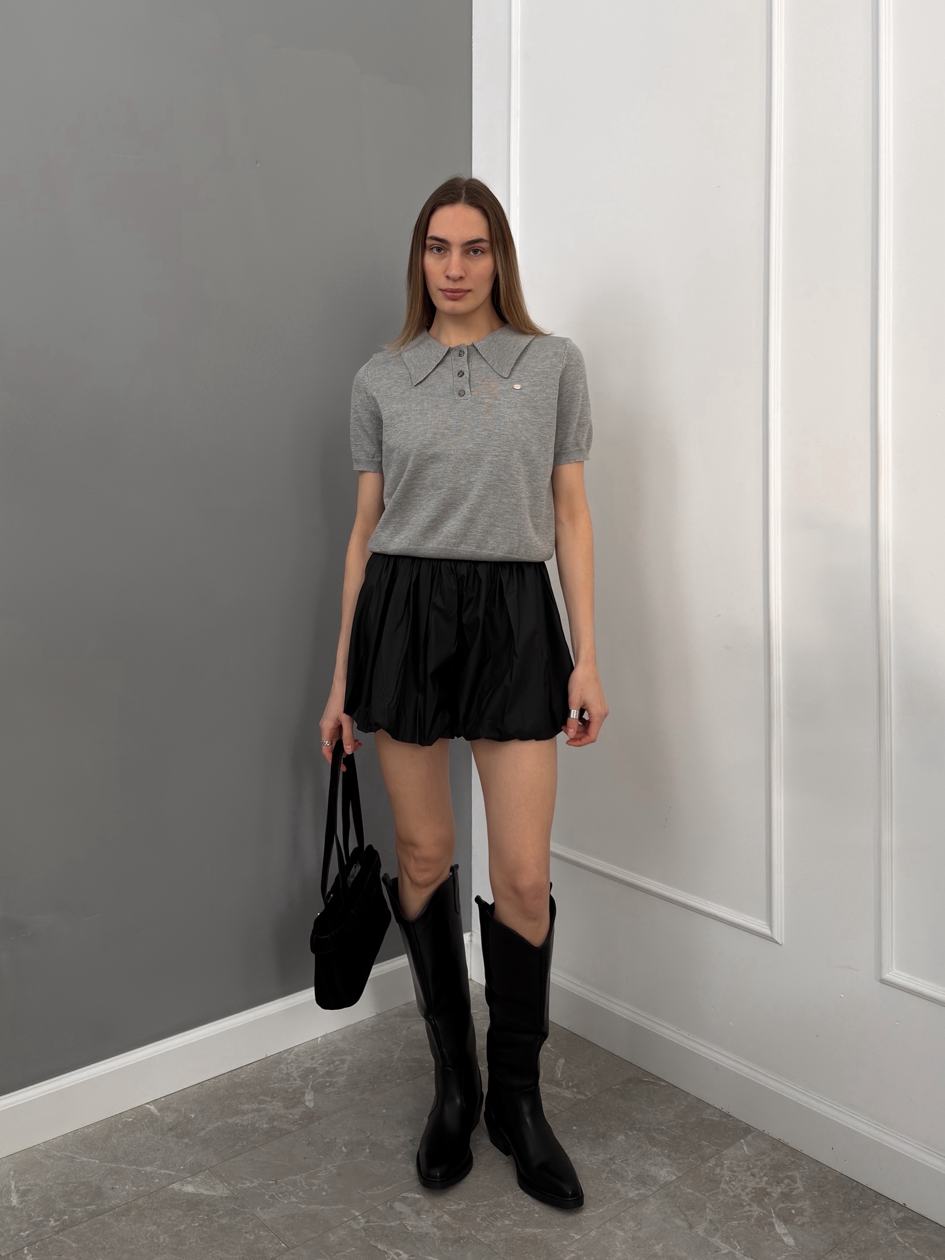 Поло W337 с коротким рукавом