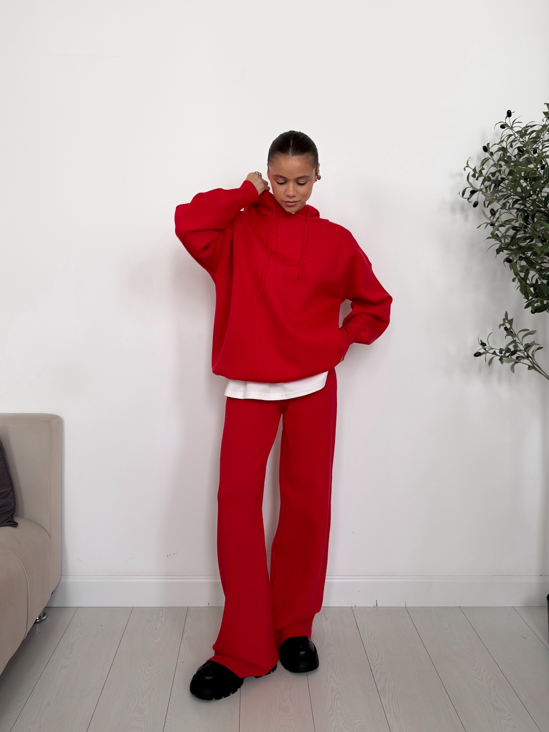 Костюм 733 кофта с капюшоном+брюки