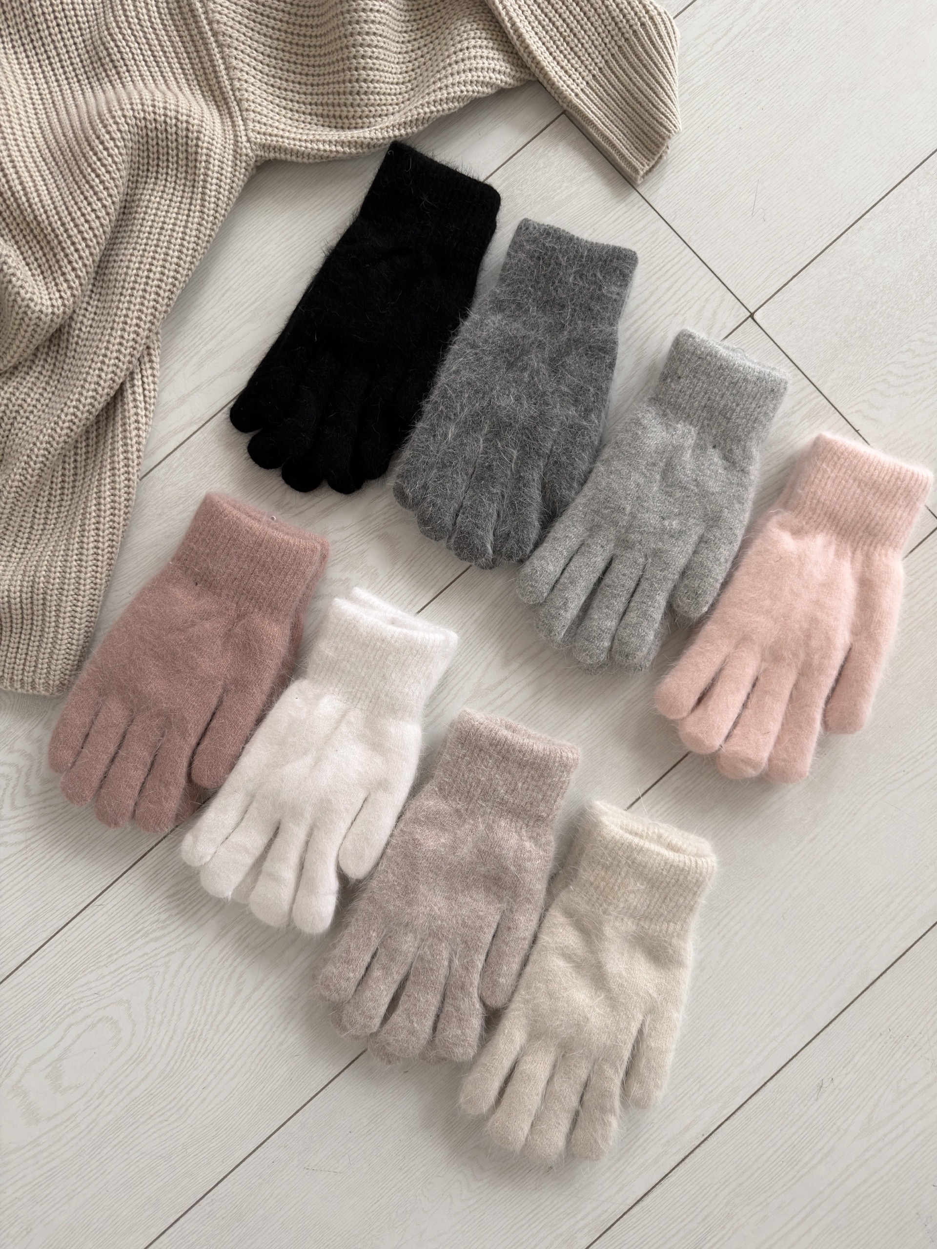 Перчатки Henu 7103 пушистые