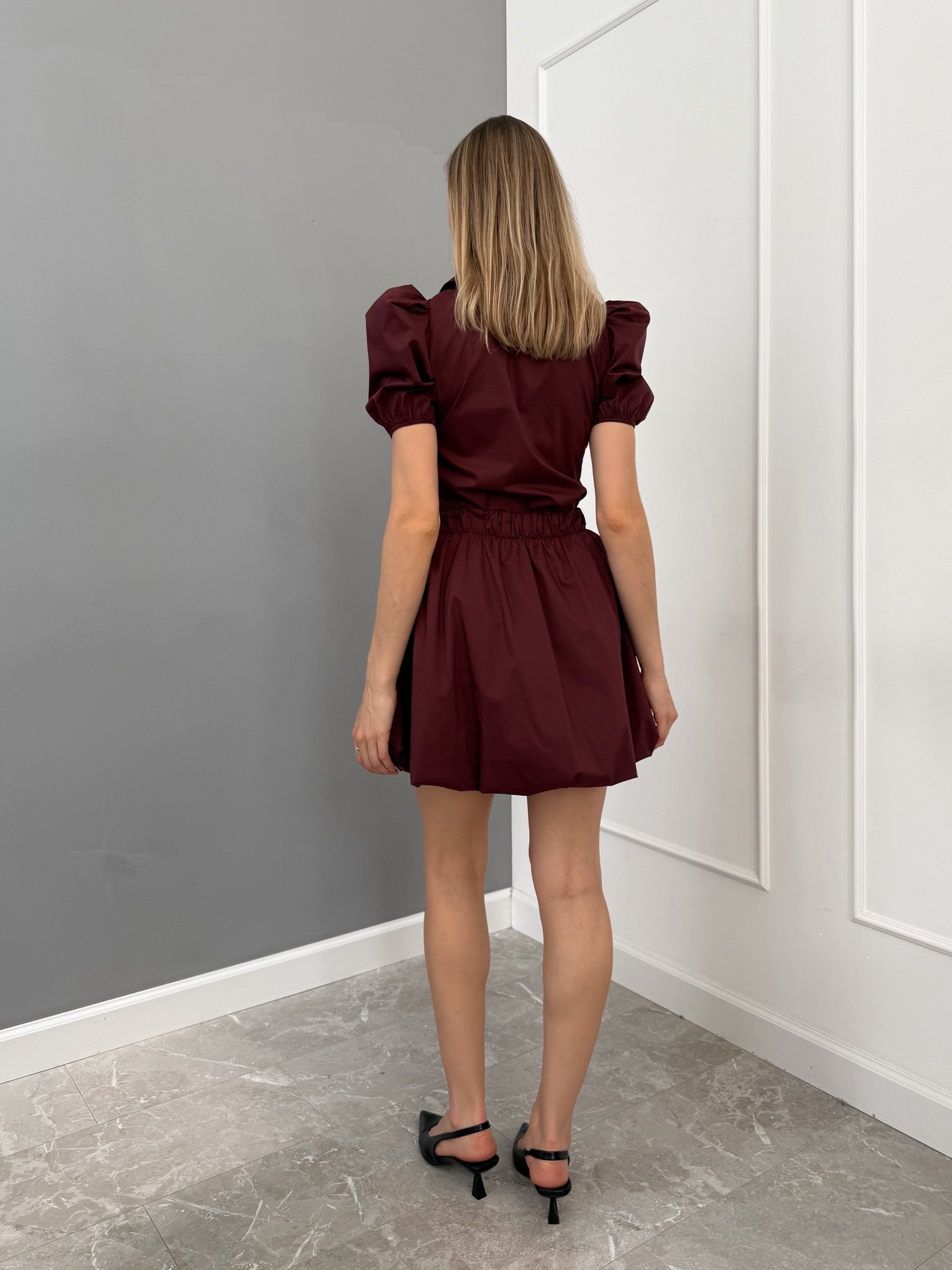 Костюм Escada блуза+юбка мини хб