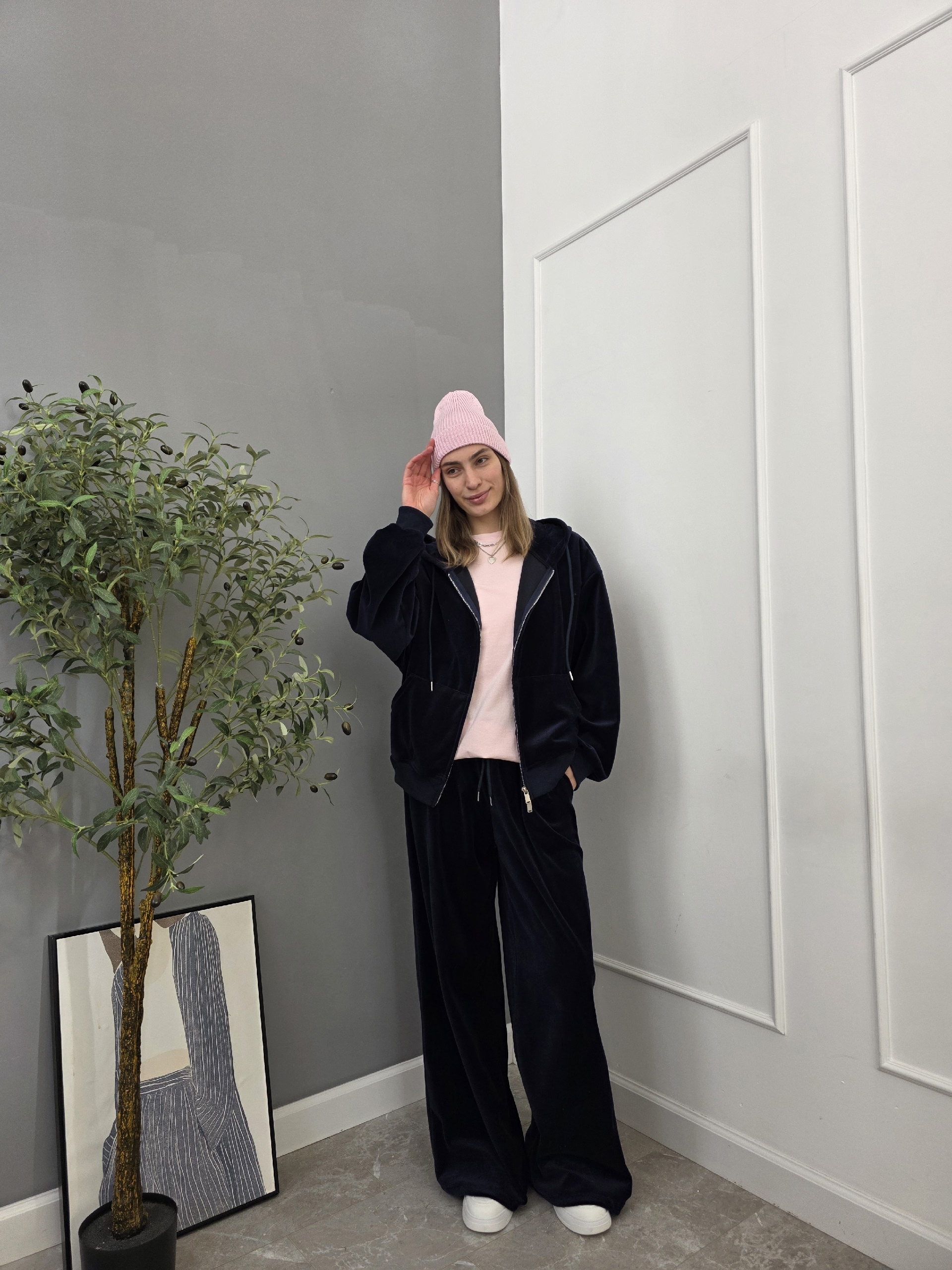 Костюм NJ 30592 толстовка+брюки мягкий