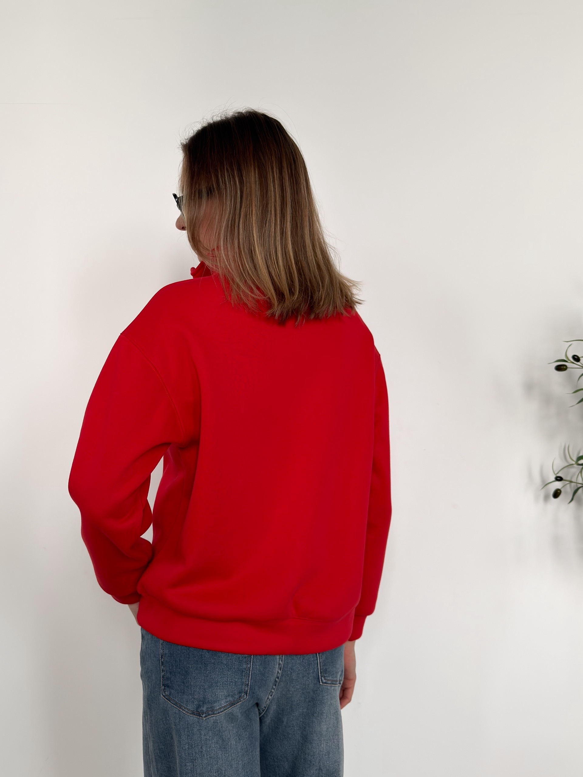 Свитшот NJ 1664 Califonia ворот на молнии флис