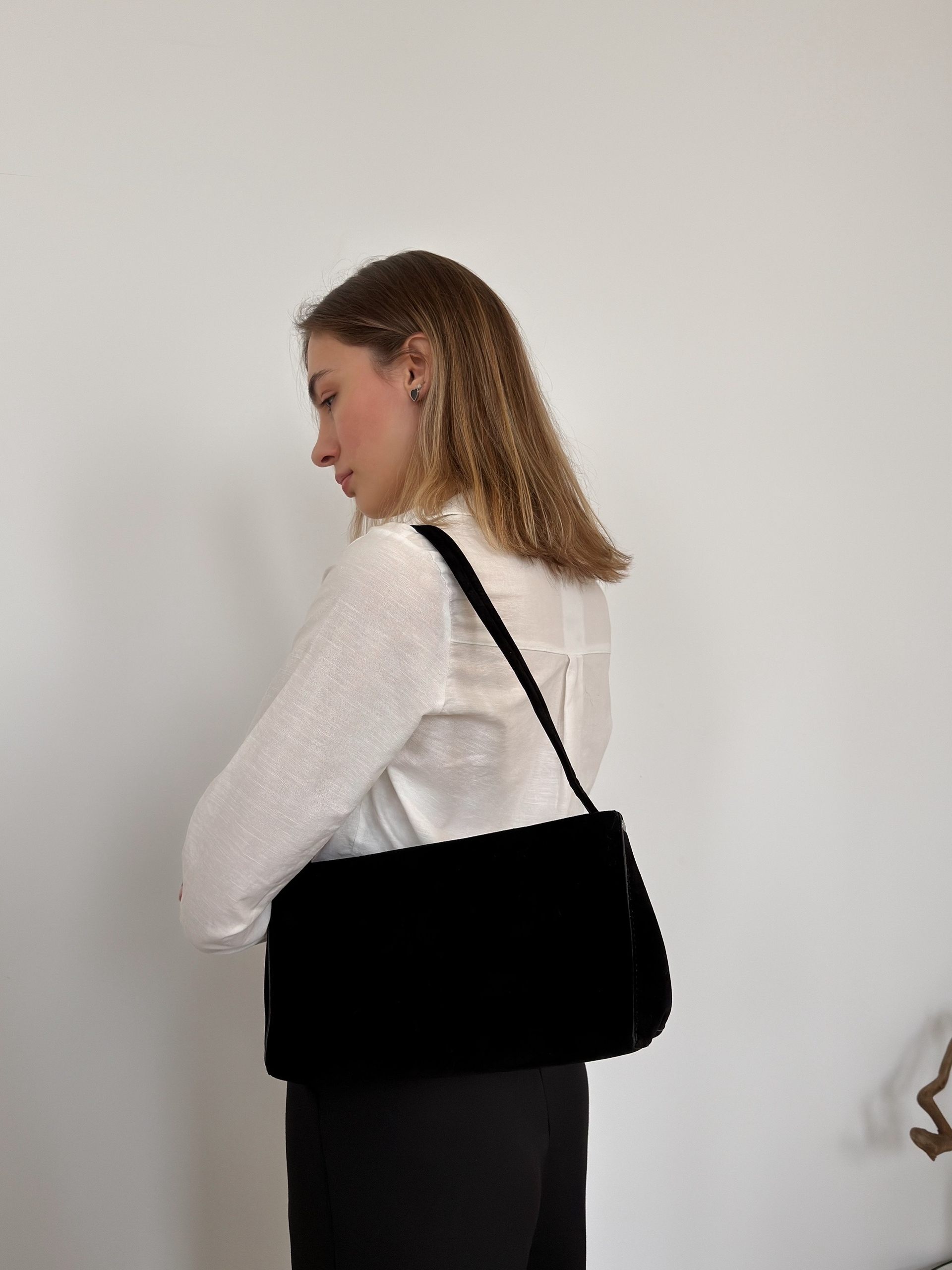 Сумка 1362 средний размер замша