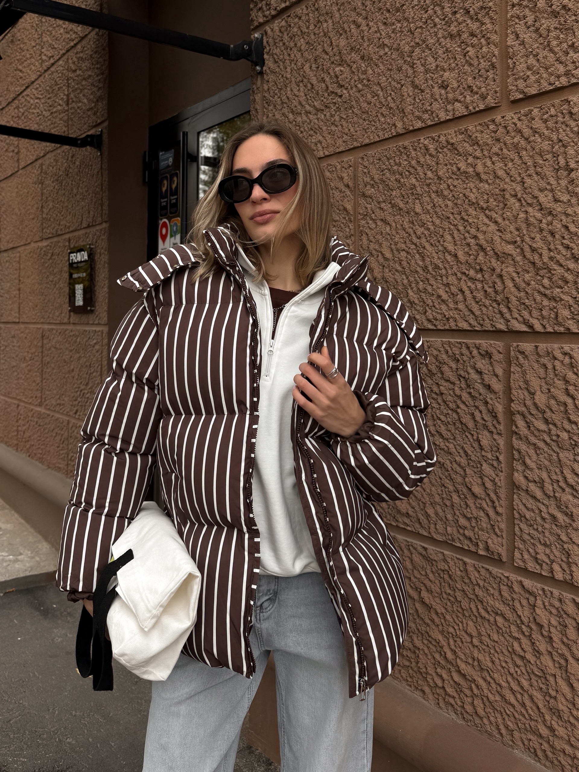 Куртка Fashion 9003 в полоску