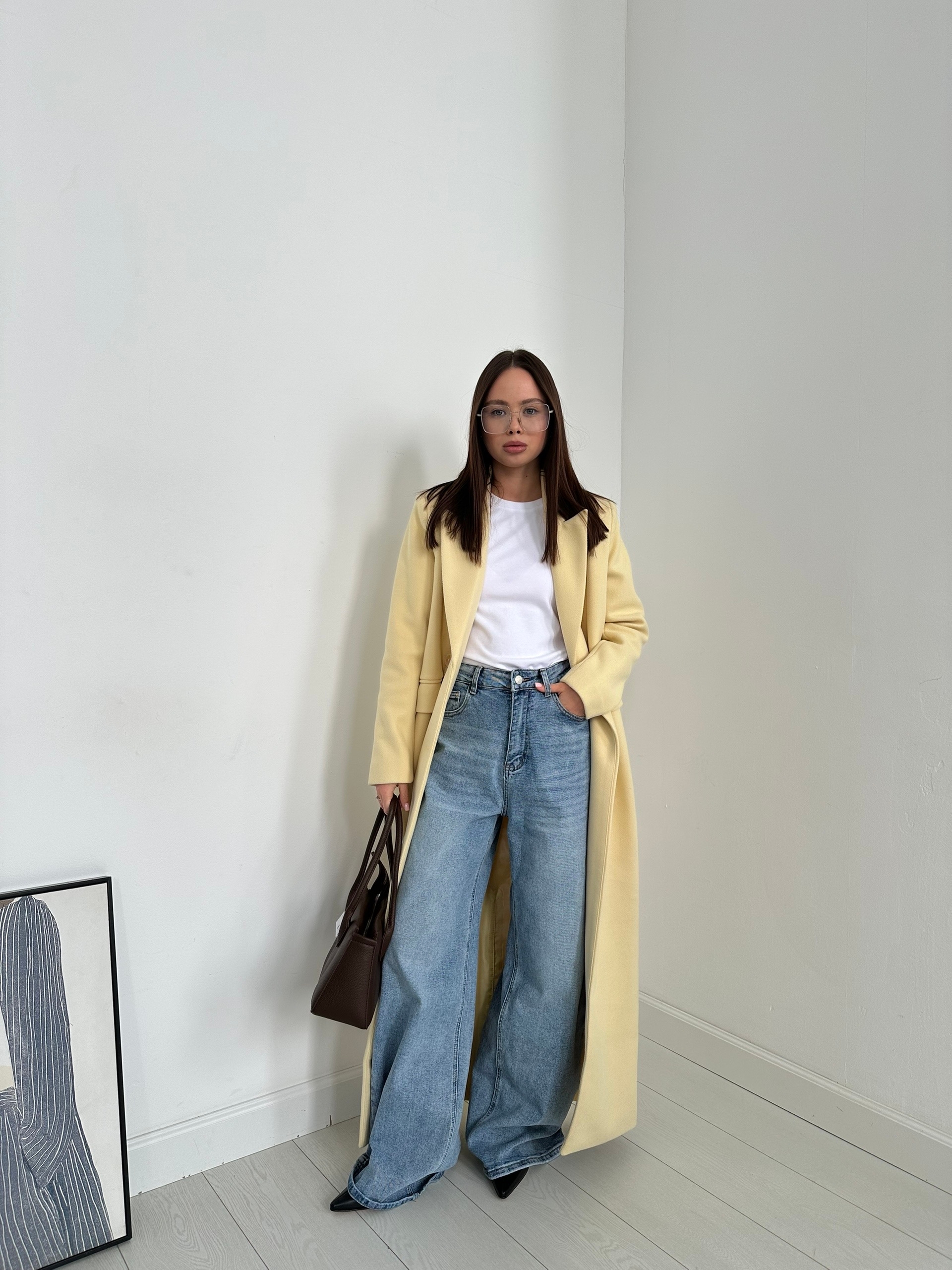 Пальто Malina trends длинное мал карманы