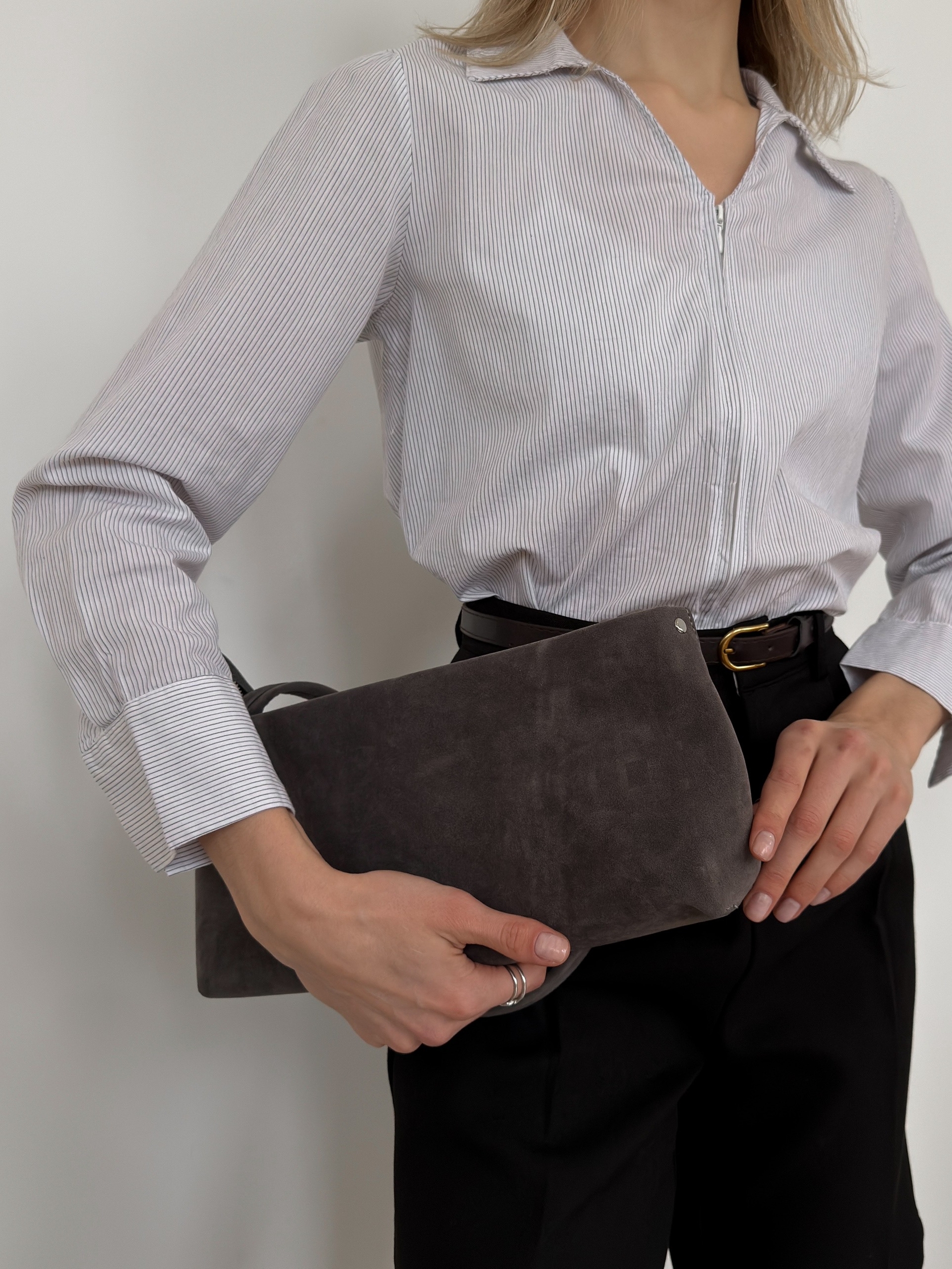 Сумка 1362 средний размер замша