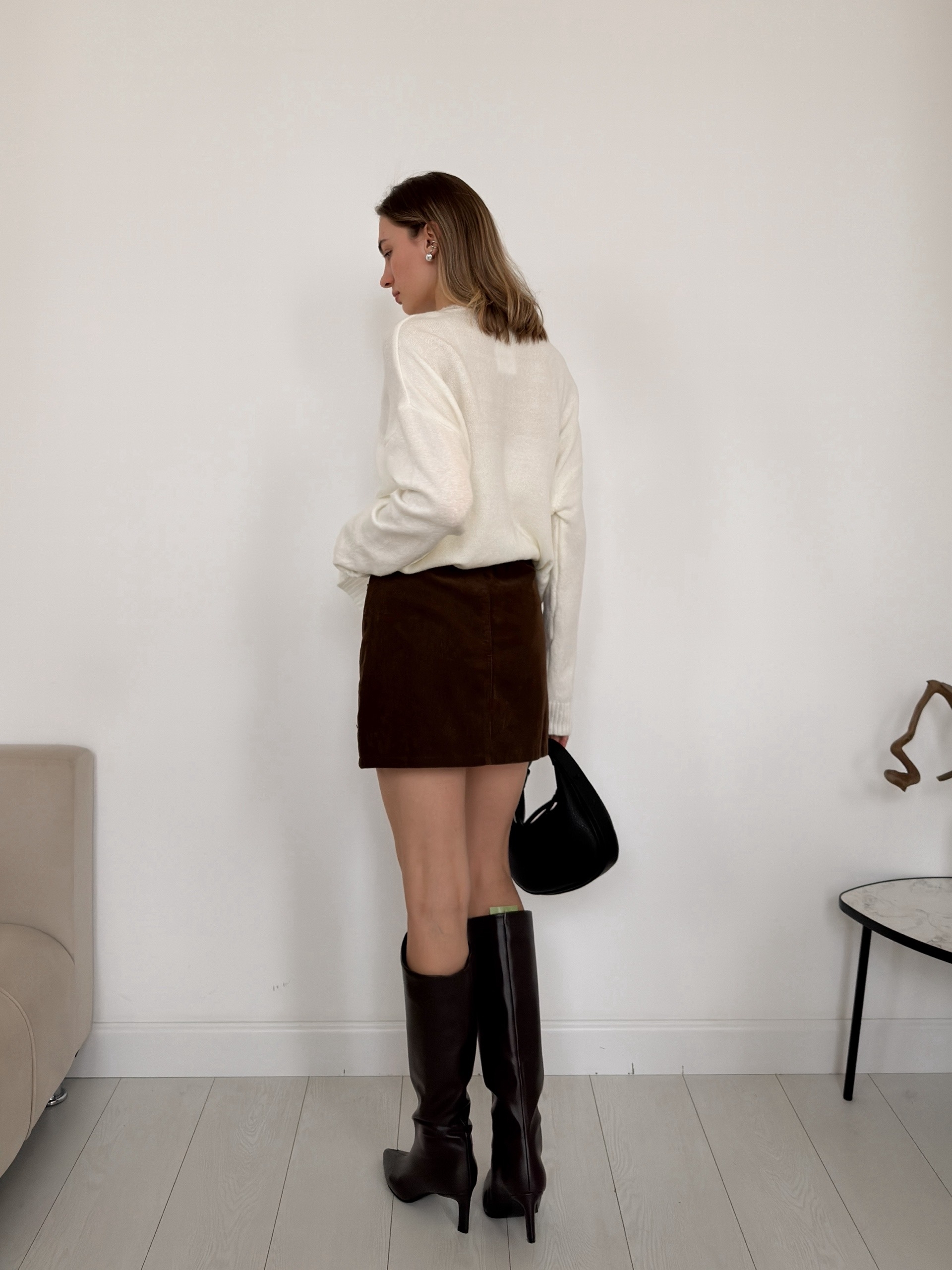 Юбка HANXI 8021 вельветовая