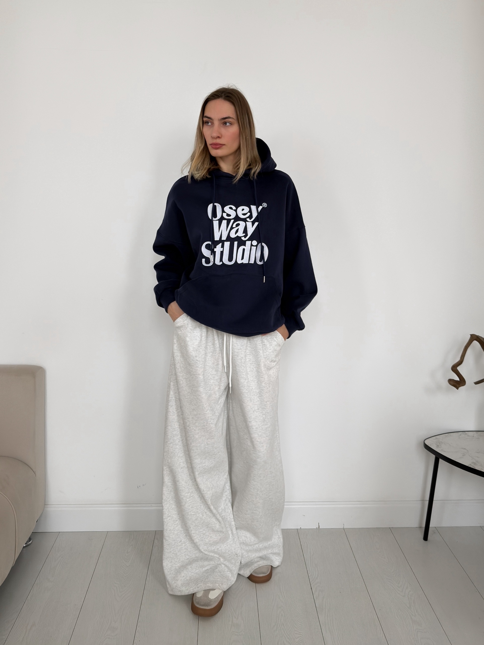 Худи W9507 osey way studio флис