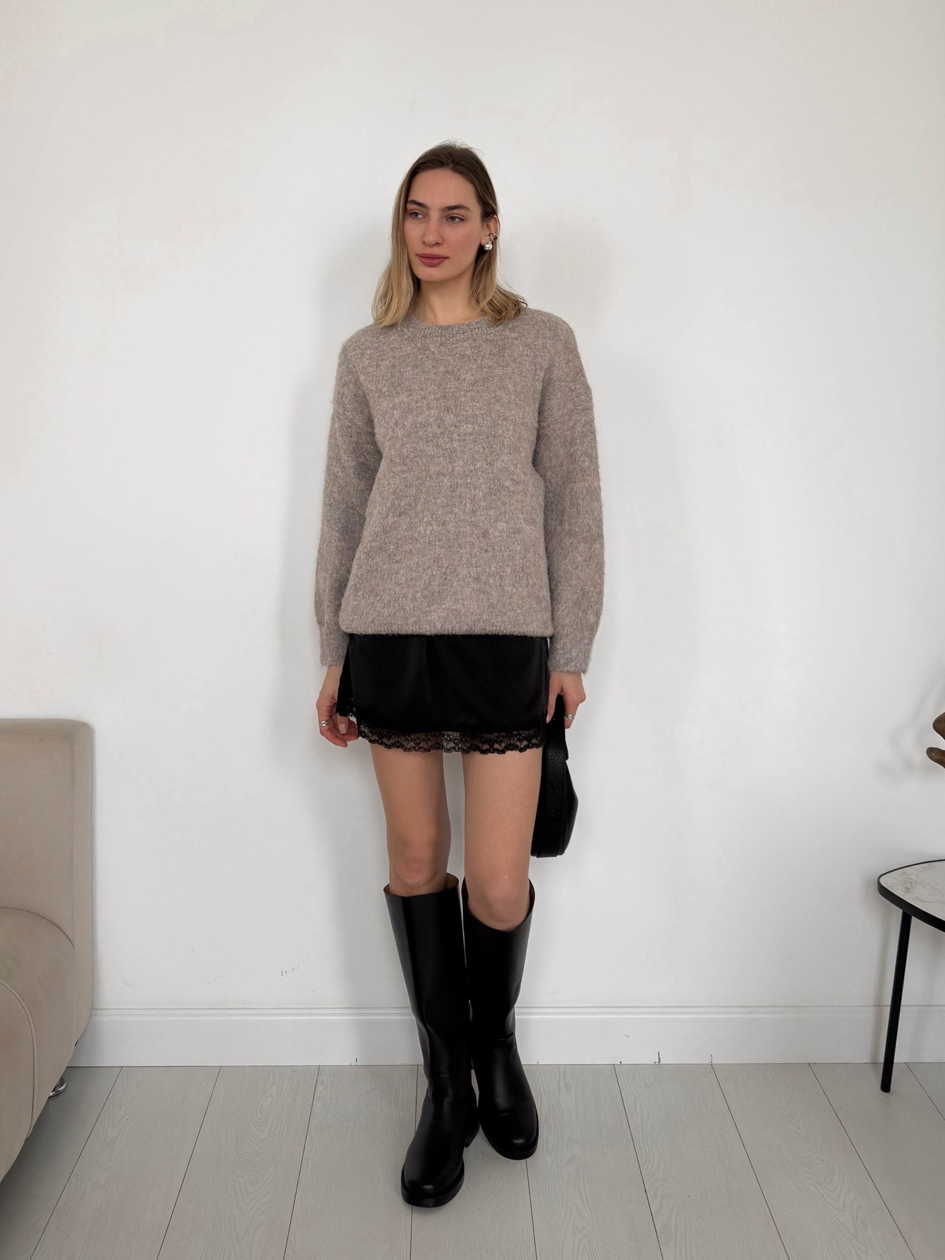 Джемпер W788 пушистый