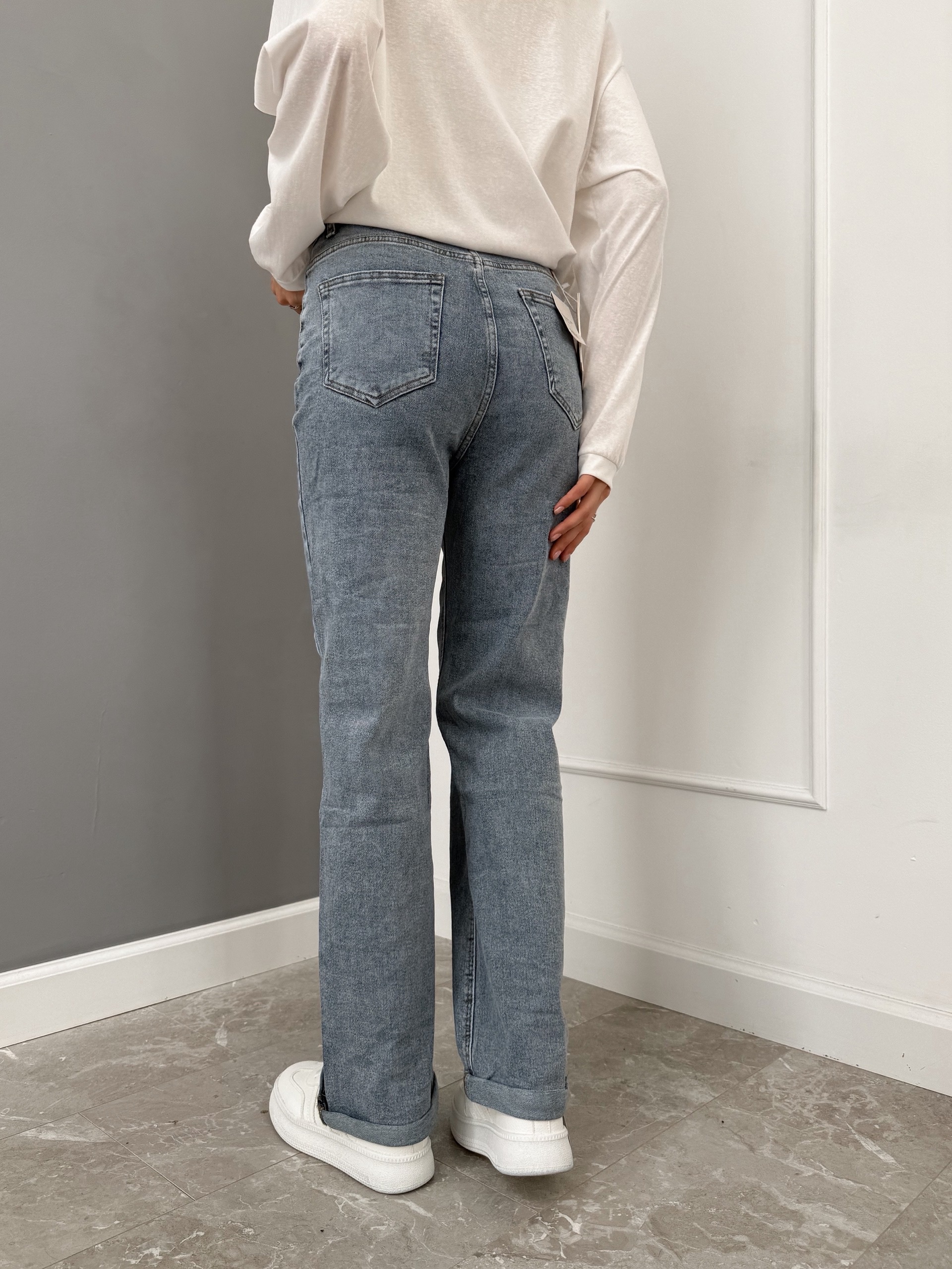 Джинсы Praisejeans G7060C с подворотом