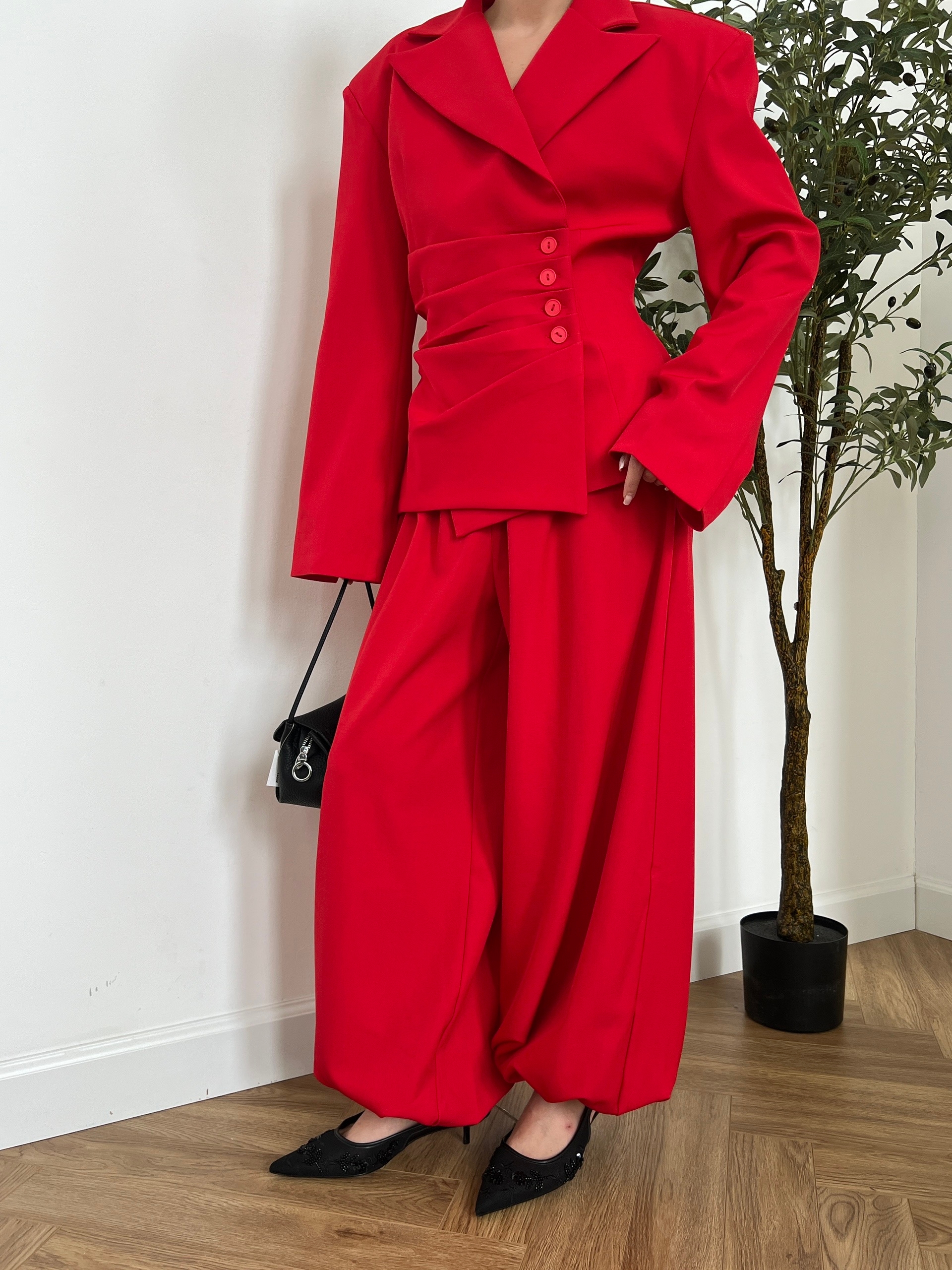 Костюм The Vibe жакет сборка+брюки