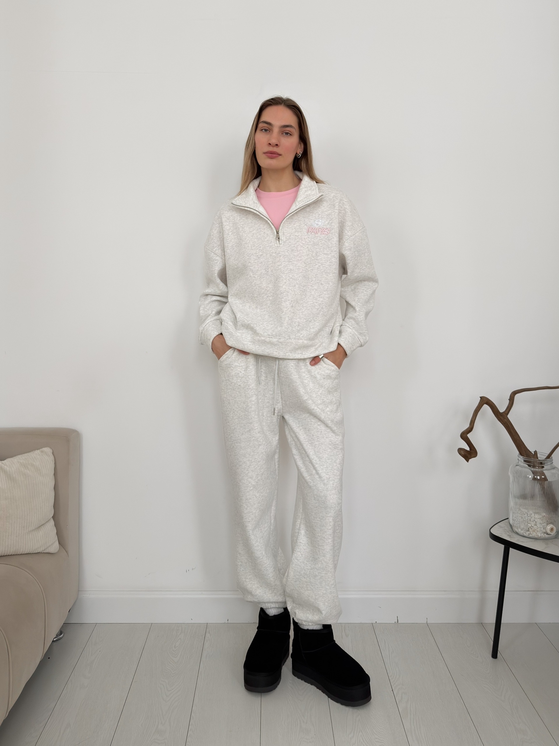 Костюм Korea 3075 Paris ворот на замке флис