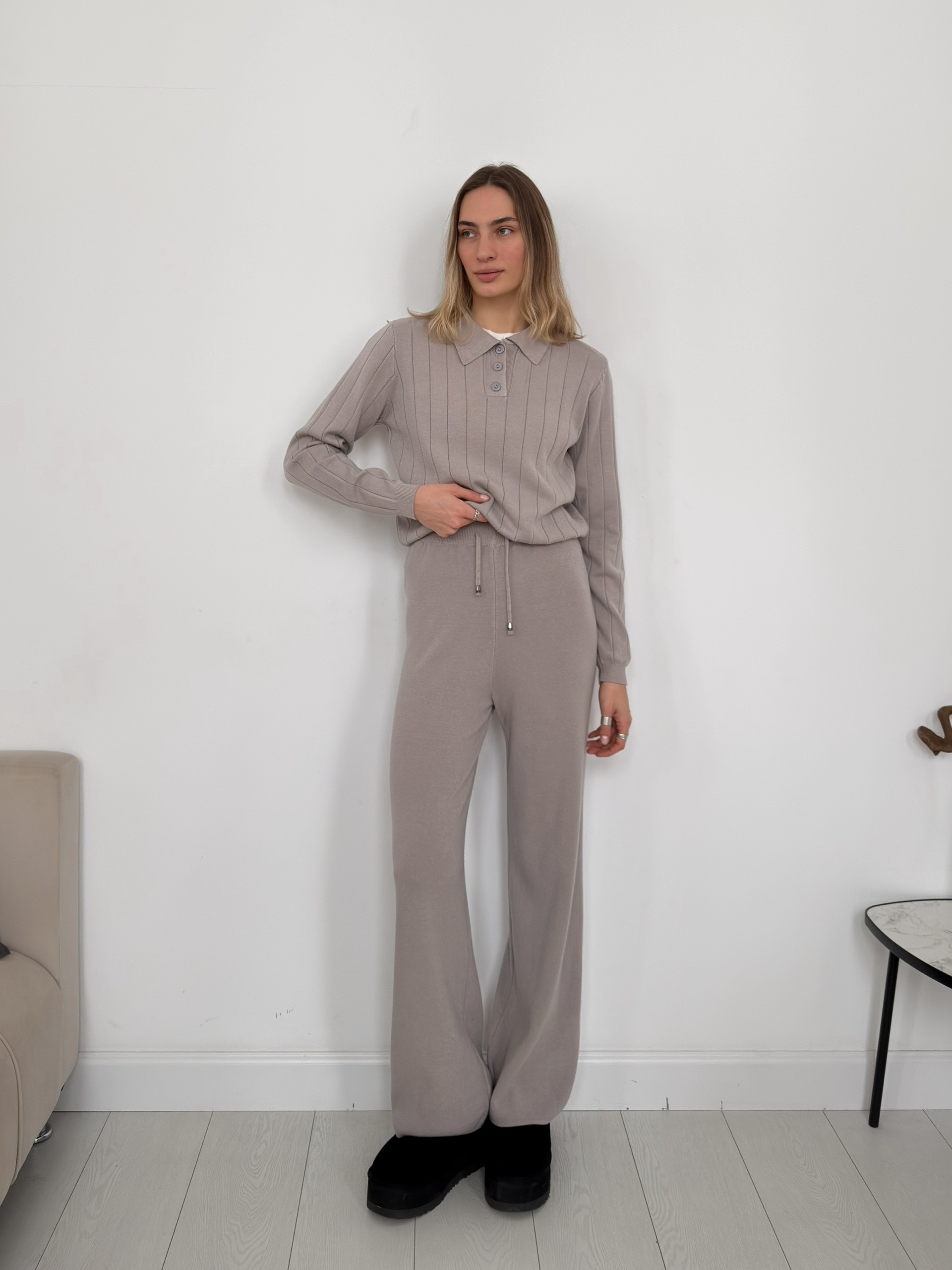 Костюм 2551 джемпер поло+брюки