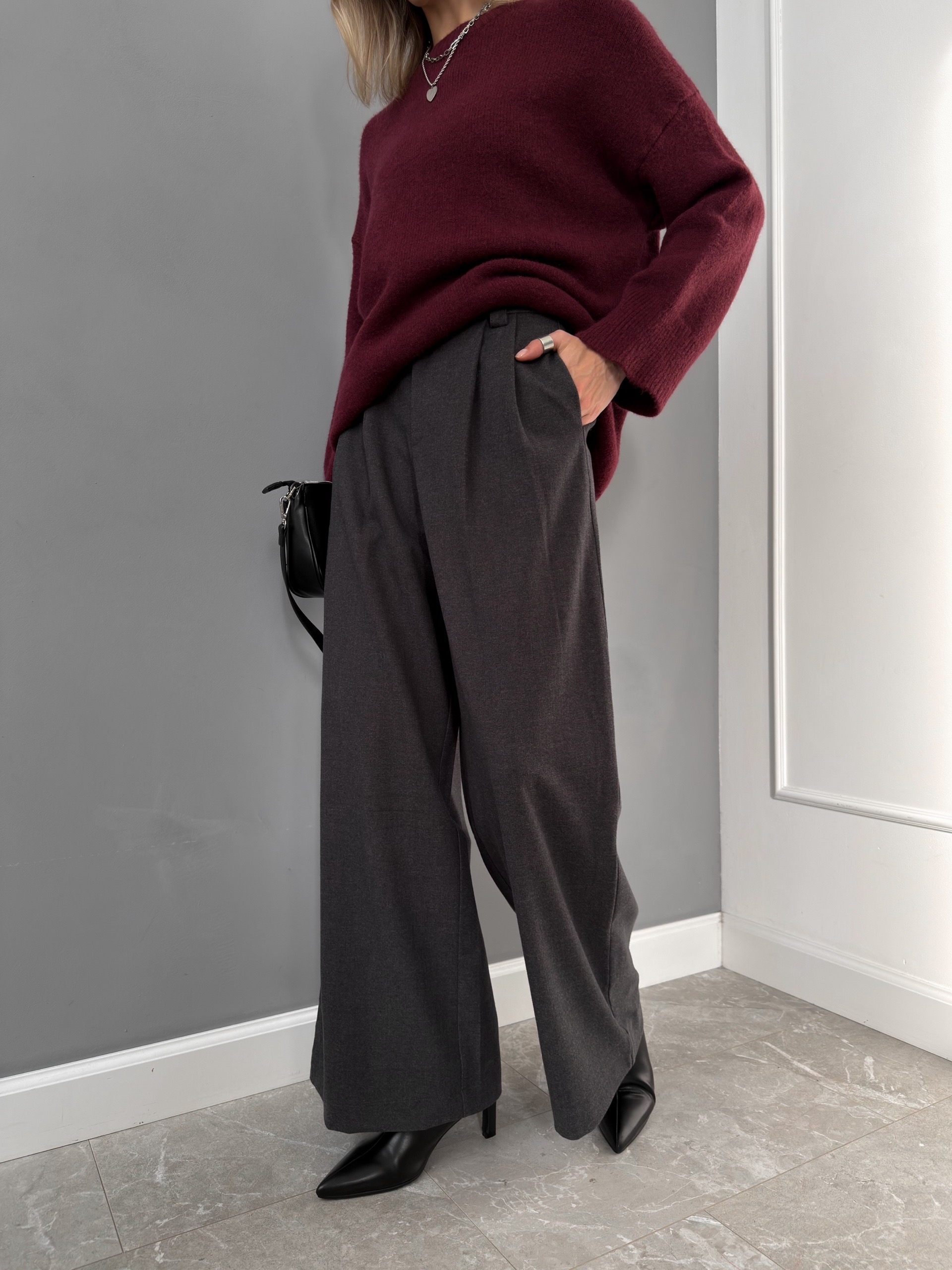 Брюки Blanca HC25216 палацо теплые