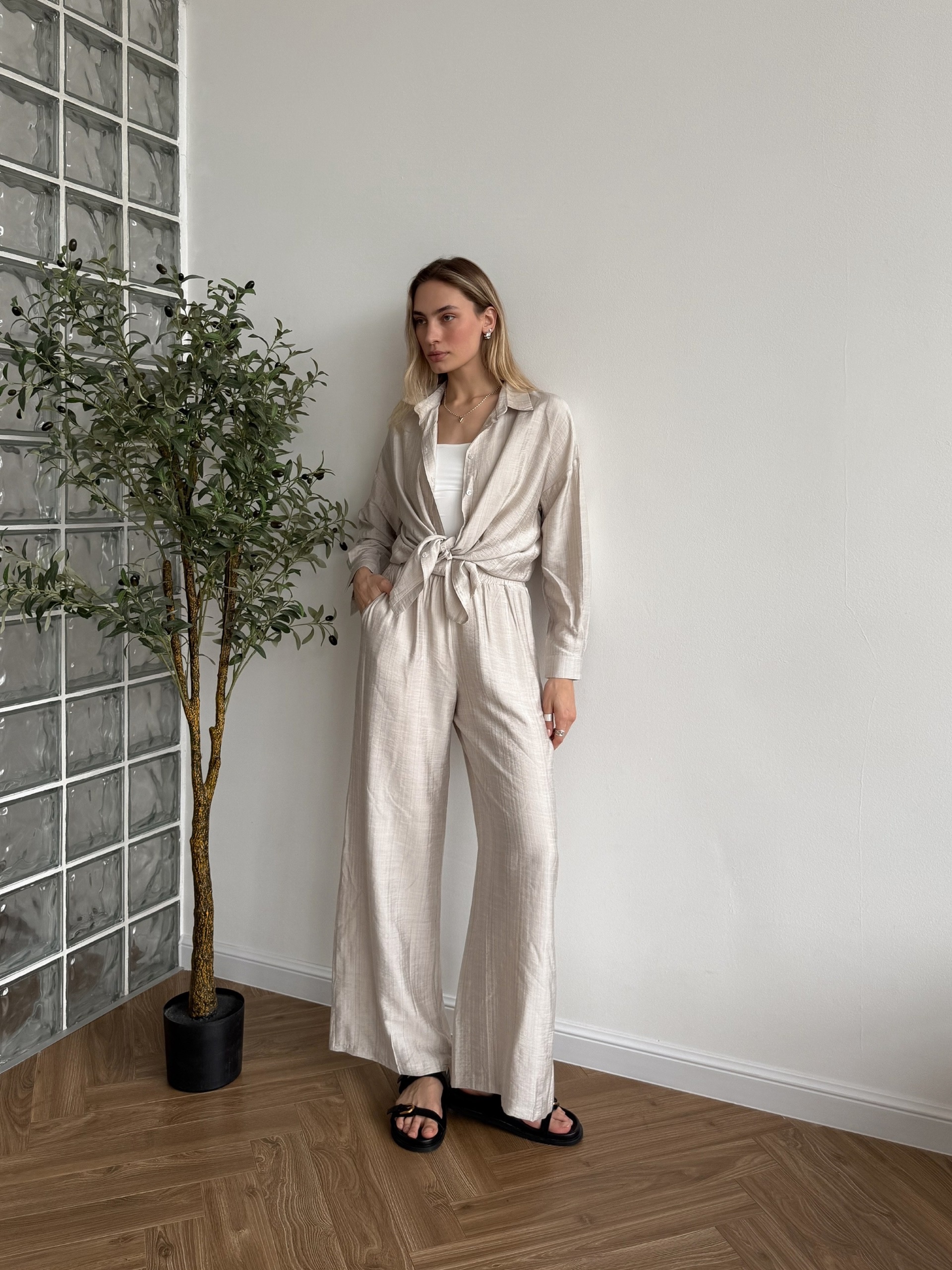 Костюм Dress Code 820 рубашка+кюлоты
