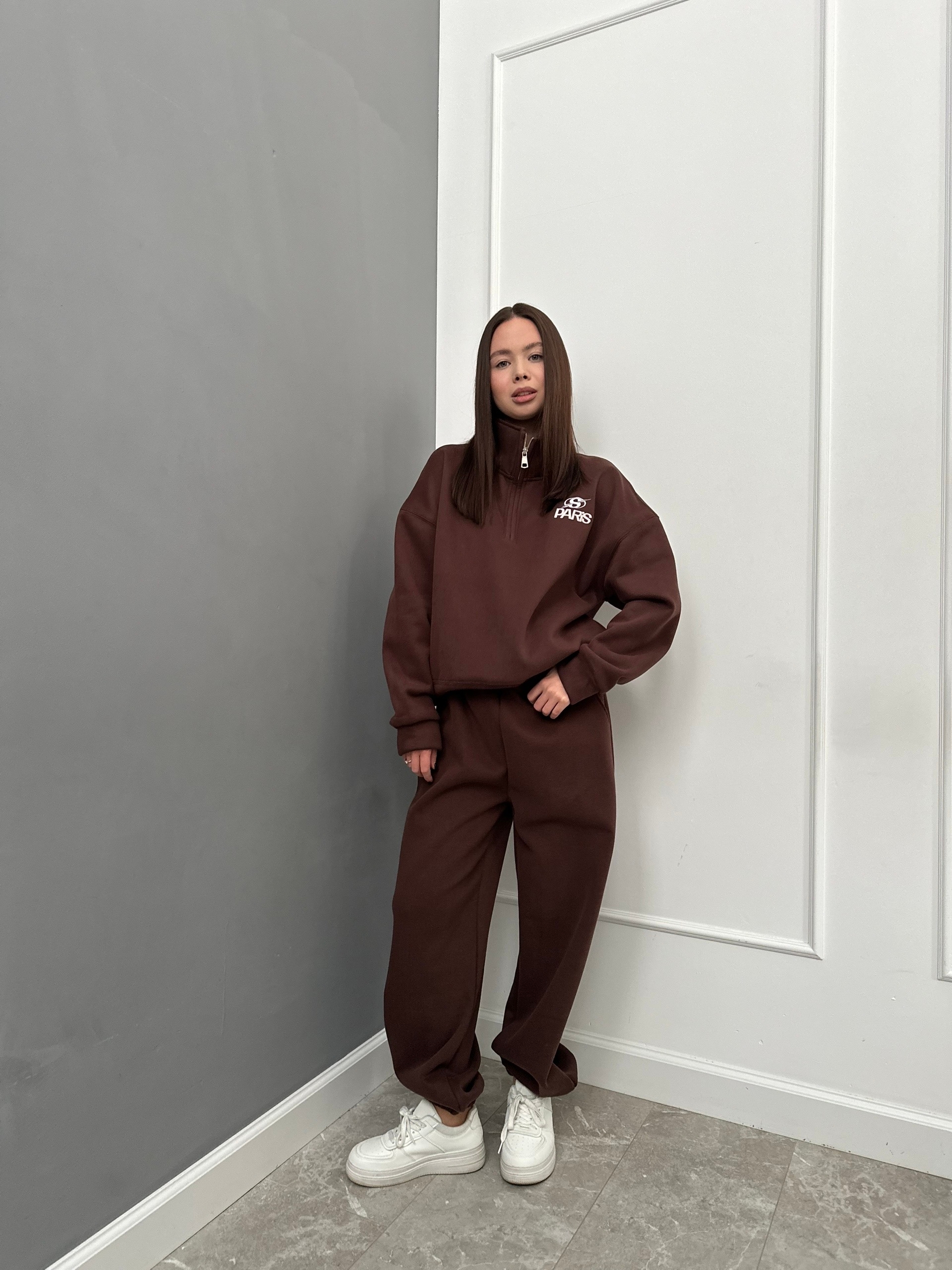 Костюм Korea 3075 Paris ворот на замке флис