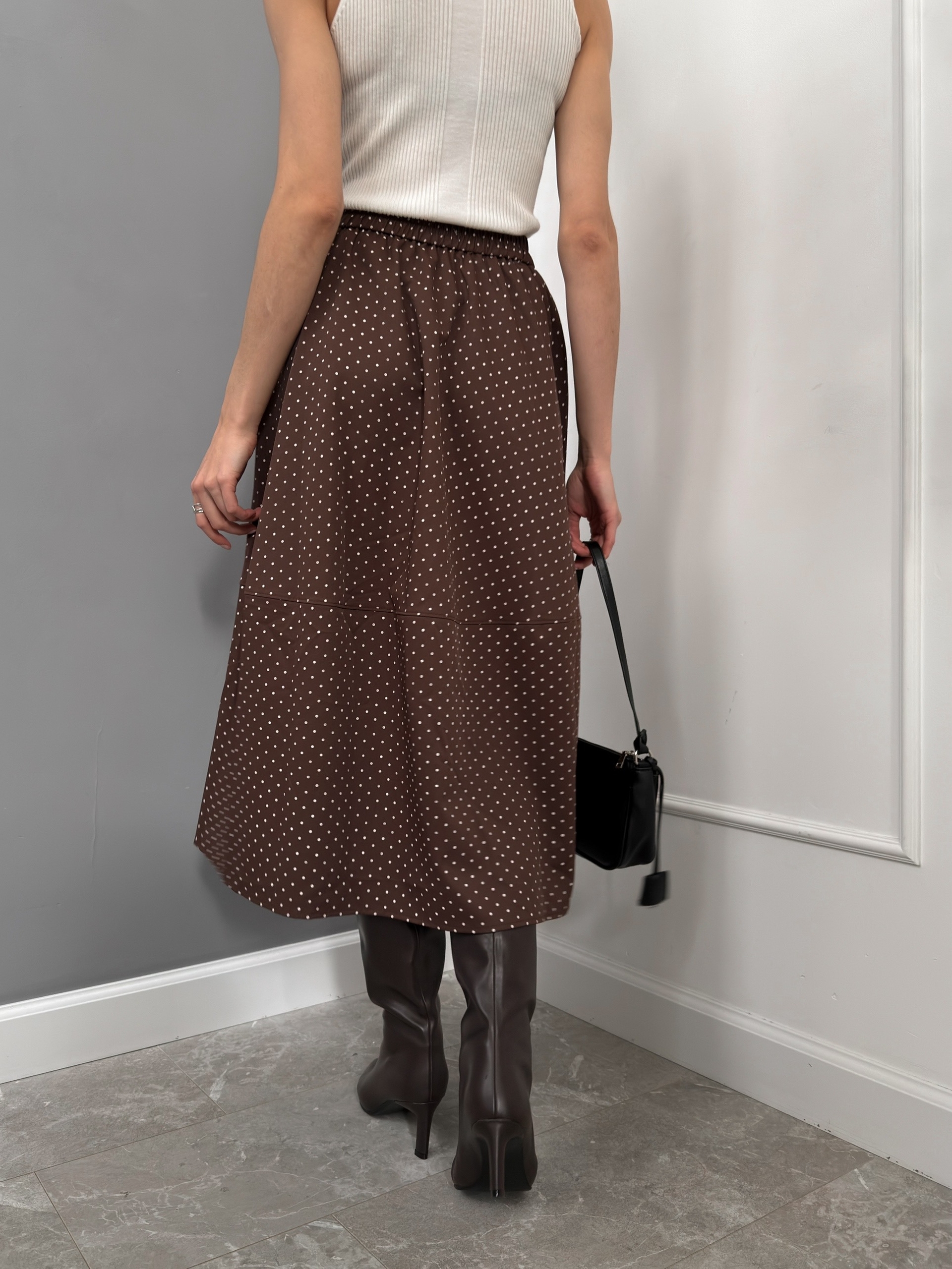 Юбка горох солнце плотная ткань