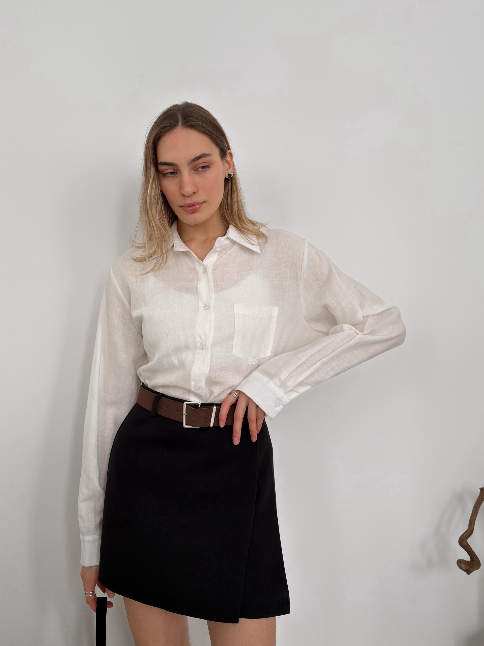 Юбка 5603 с ремнем