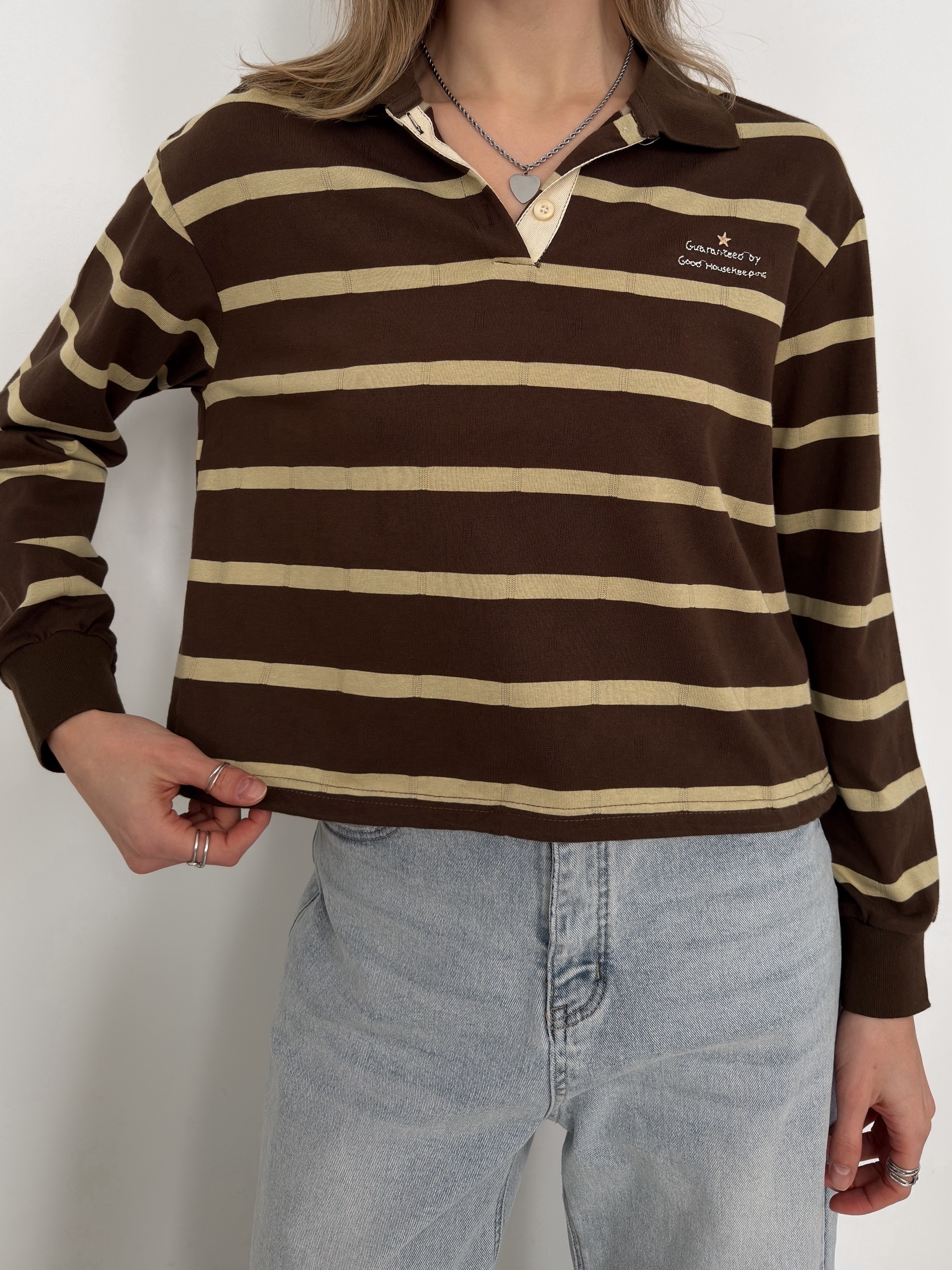 Джемпер 6770 в полоску цвет ворот