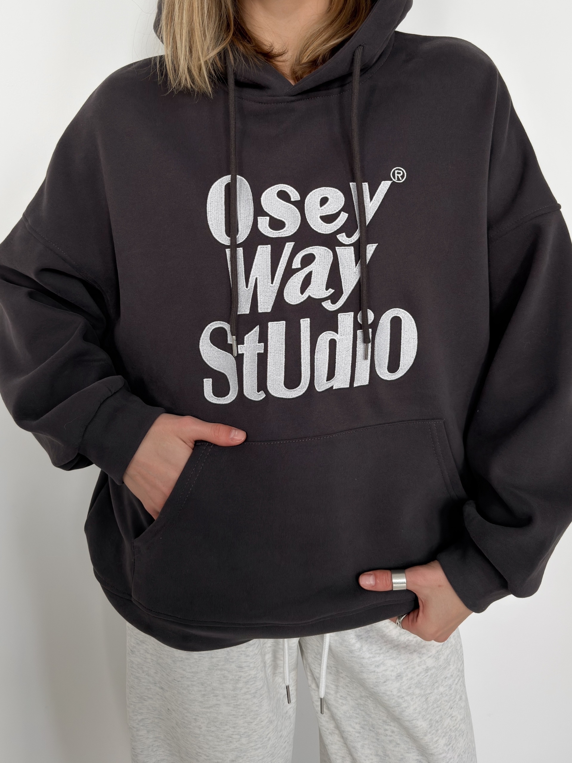 Худи W9507 osey way studio флис