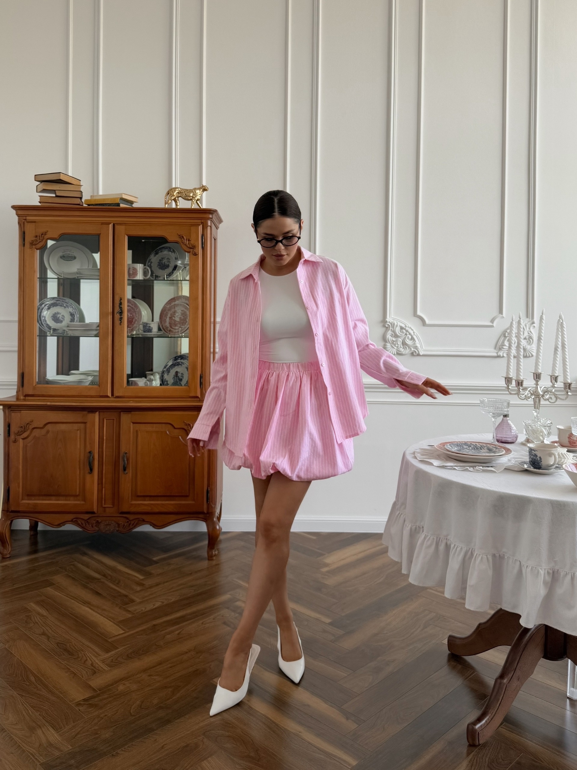 Костюм Mery Rai 909 рубашка+юбка баллон