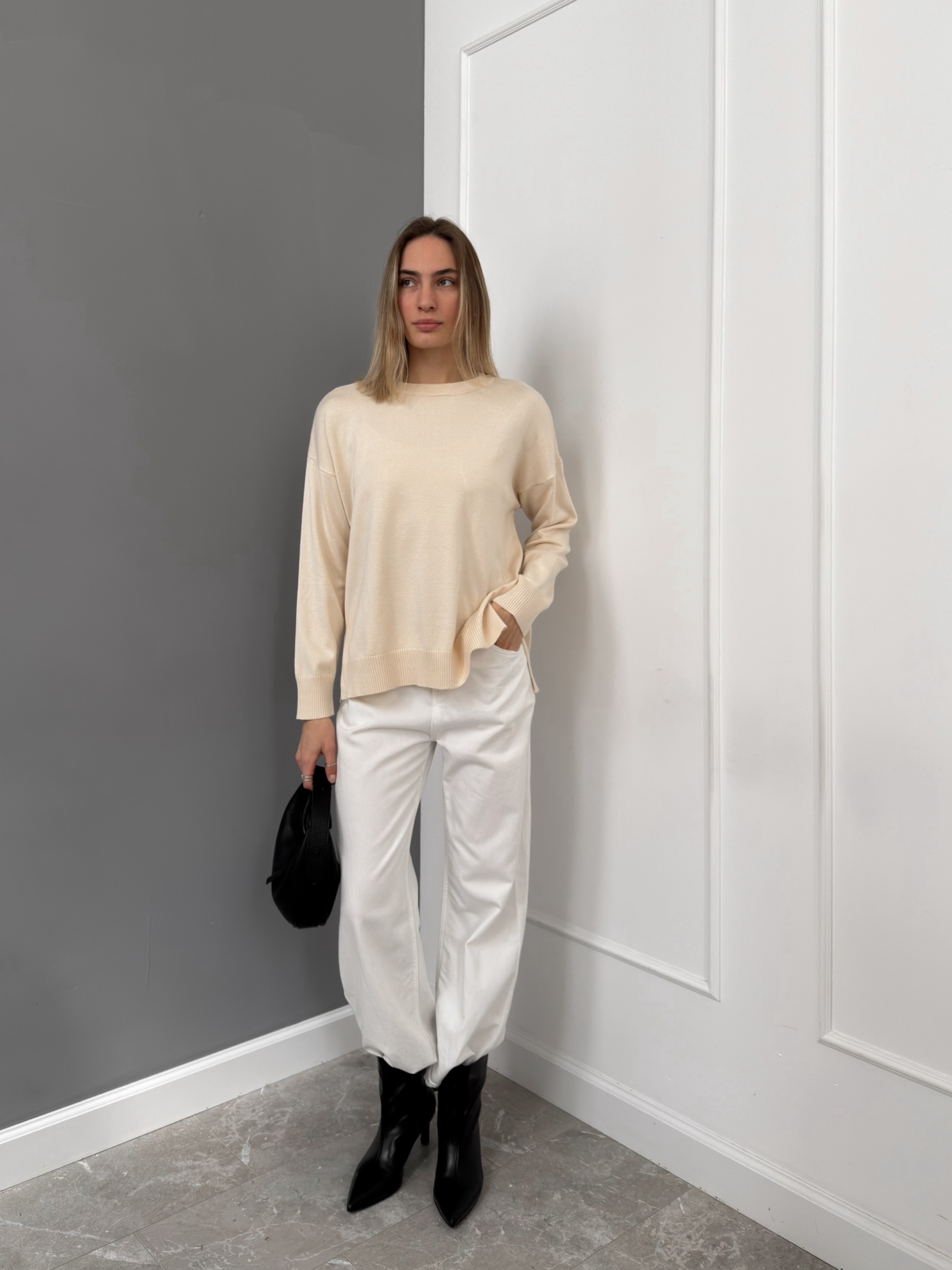 Джемпер 273-1 круглый ворот