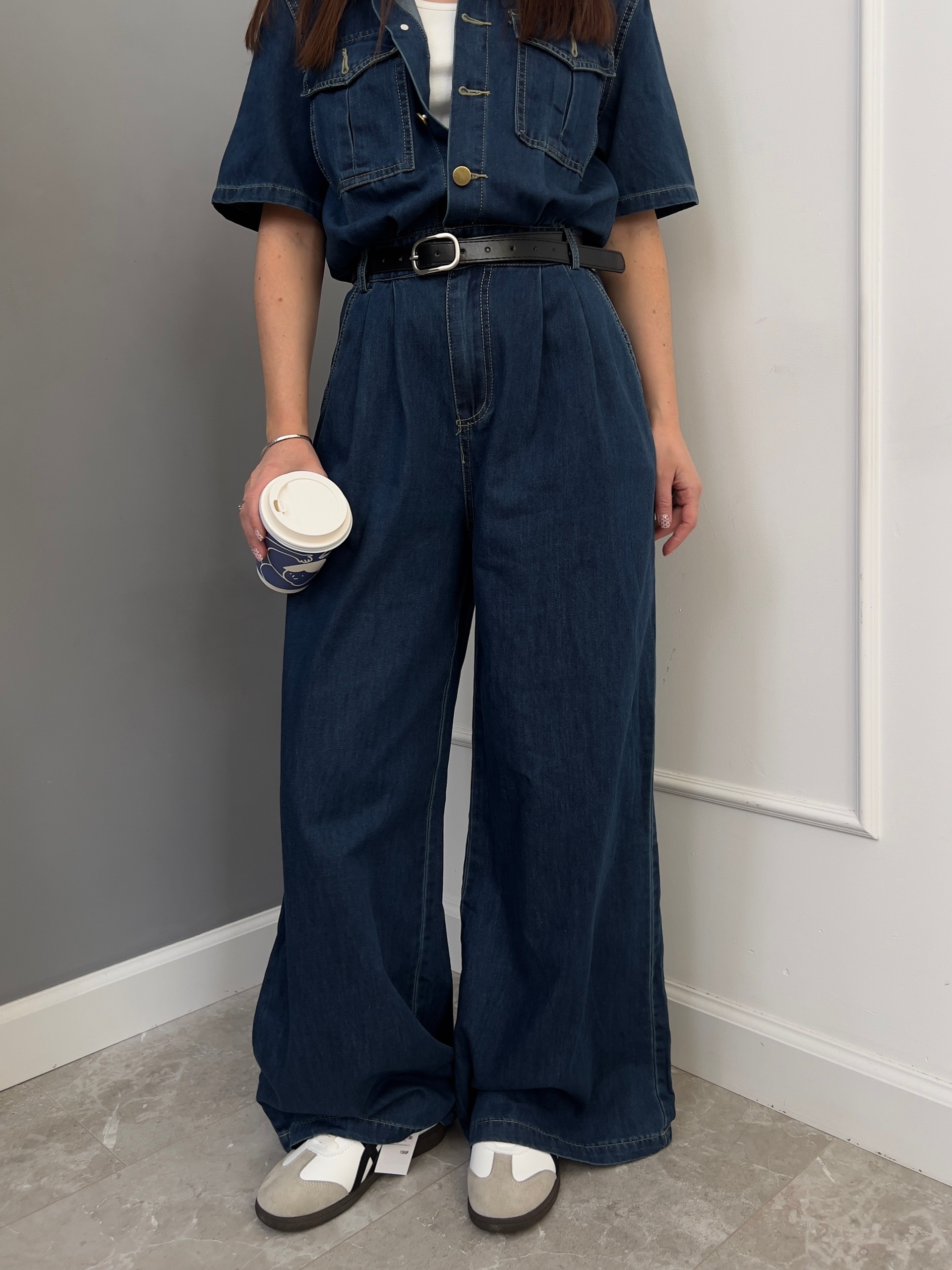 Комбинезон AY AY 1805 джинсовый